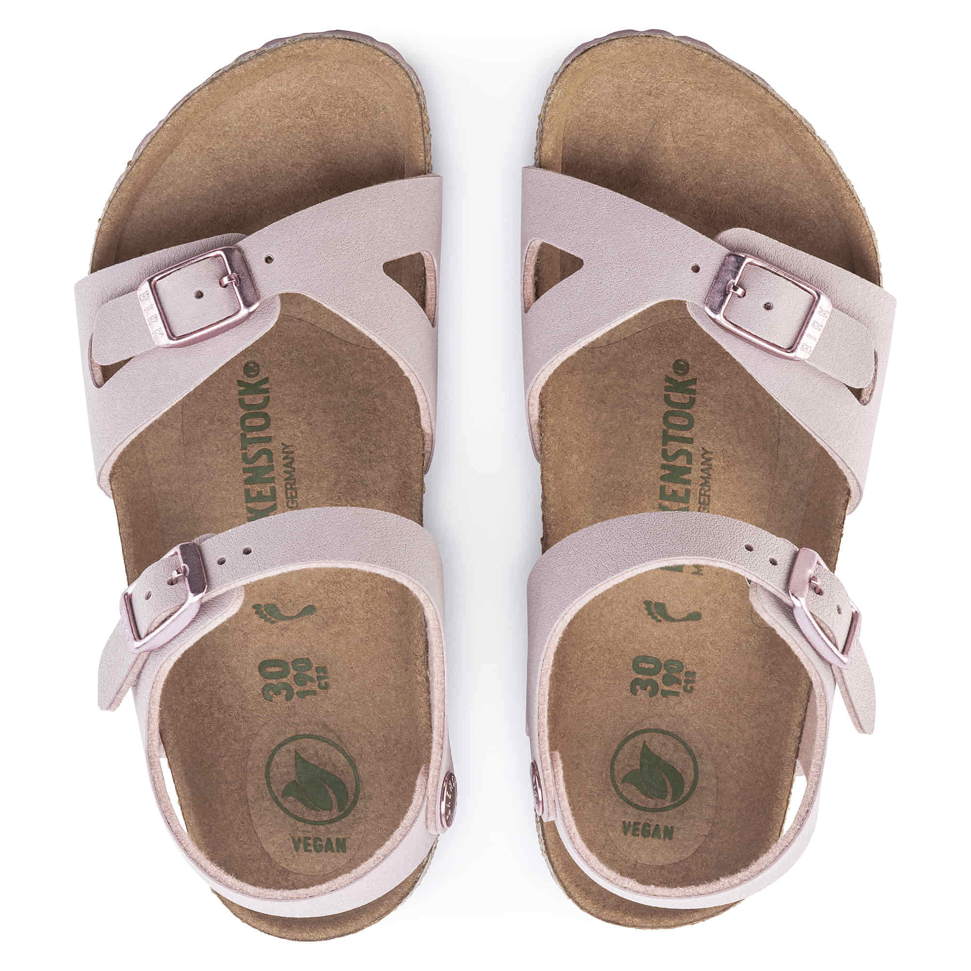 Birkenstock Rio Kids Birko-Flor Nubuck – Purple Purple/Lavender Blush - view 2