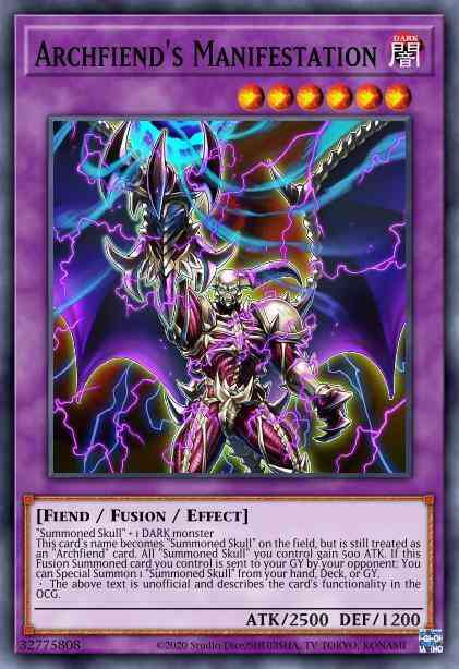 Yu-Gi-Oh! Archfiend's Manifestation - FIGA-EN034 - Secret Rare - 1st Edition