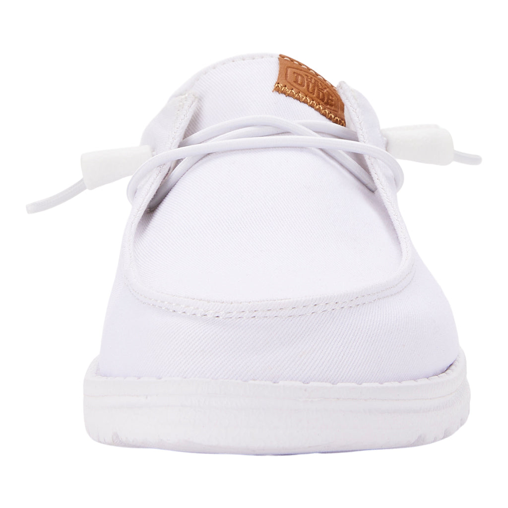 HEYDUDE shoes Wendy Stretch Canvas - White – Women's - view 4