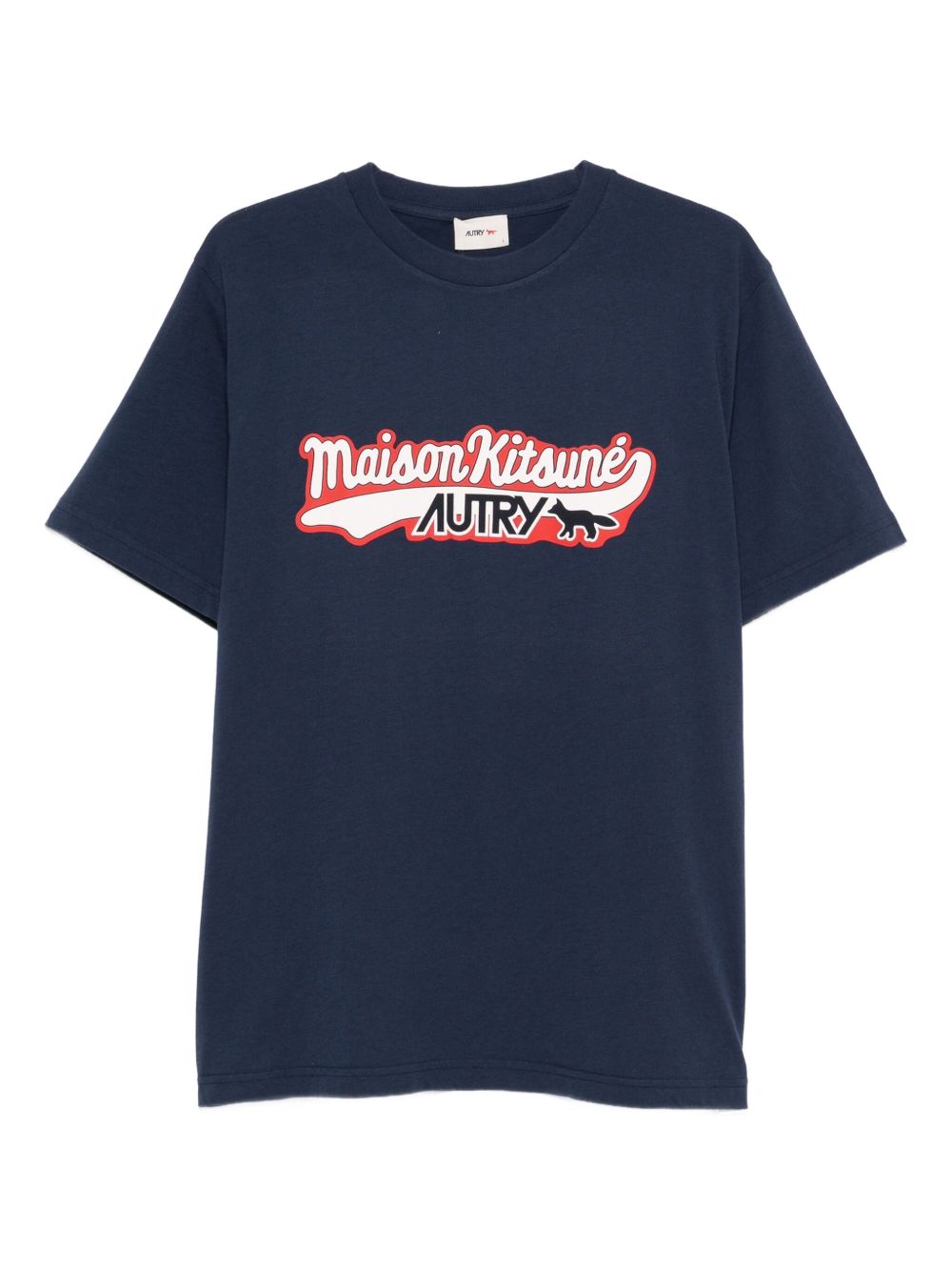 Autry X Maison Kitsune Logo cotton t-shirt – 100% COTTON