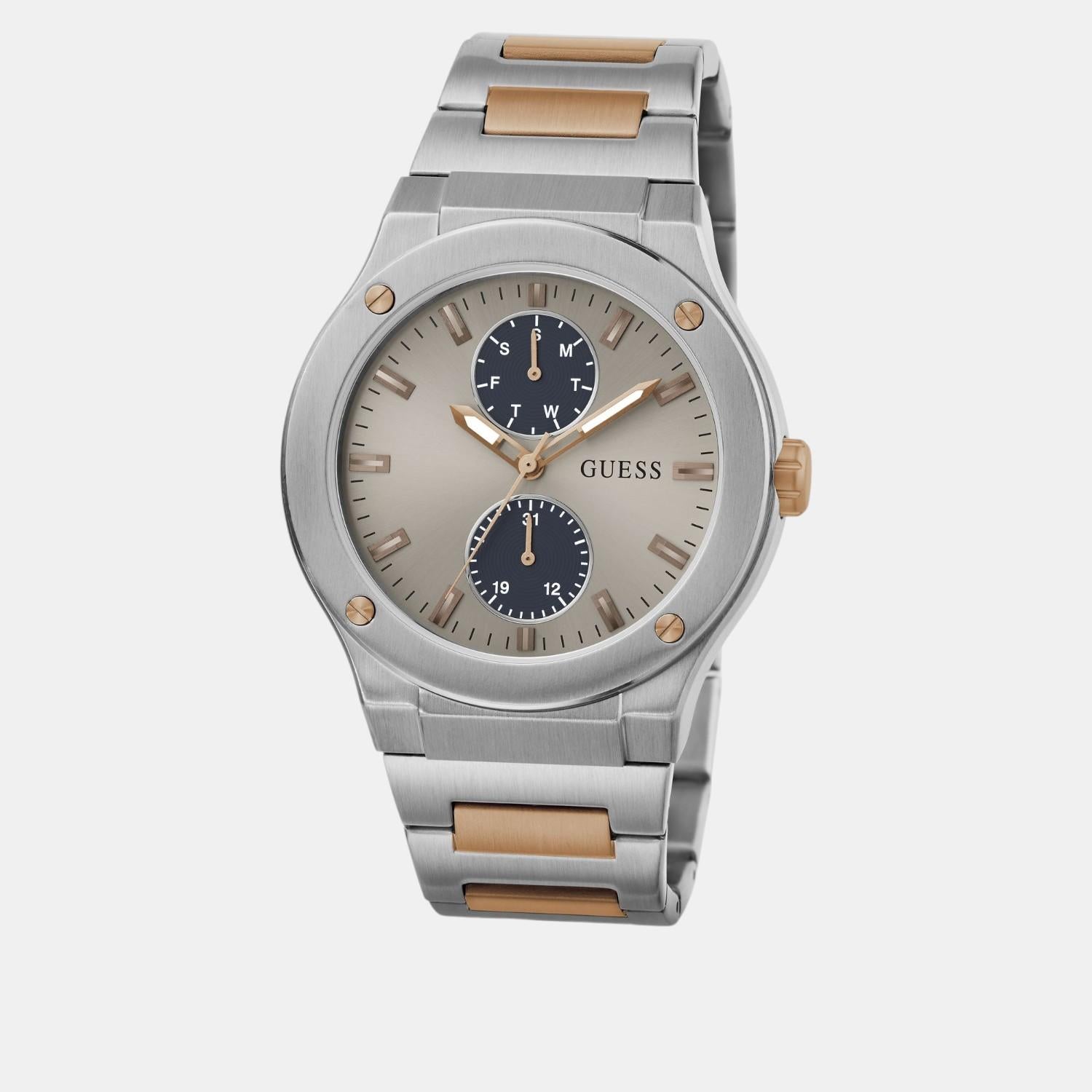 Guess Dress Men Quartz Grey Dial Multi-Function Stainless Steel Watch GW0795G2 - view 2