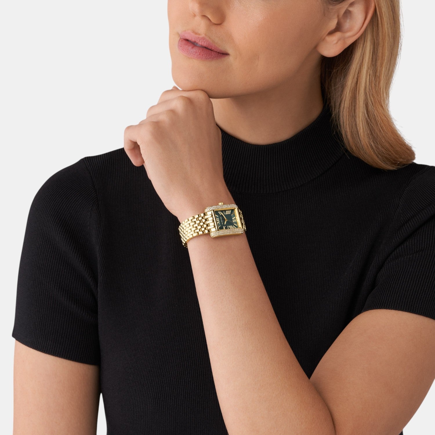 Michael Kors Emery Women Quartz Green Dial Analog Stainless Steel Watch MK4742 - view 7