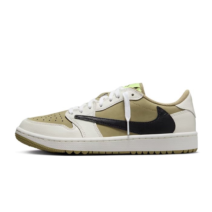 HYPE ELIXIR Travis Scott x Air Jordan 1 Low Golf Neutral Olive