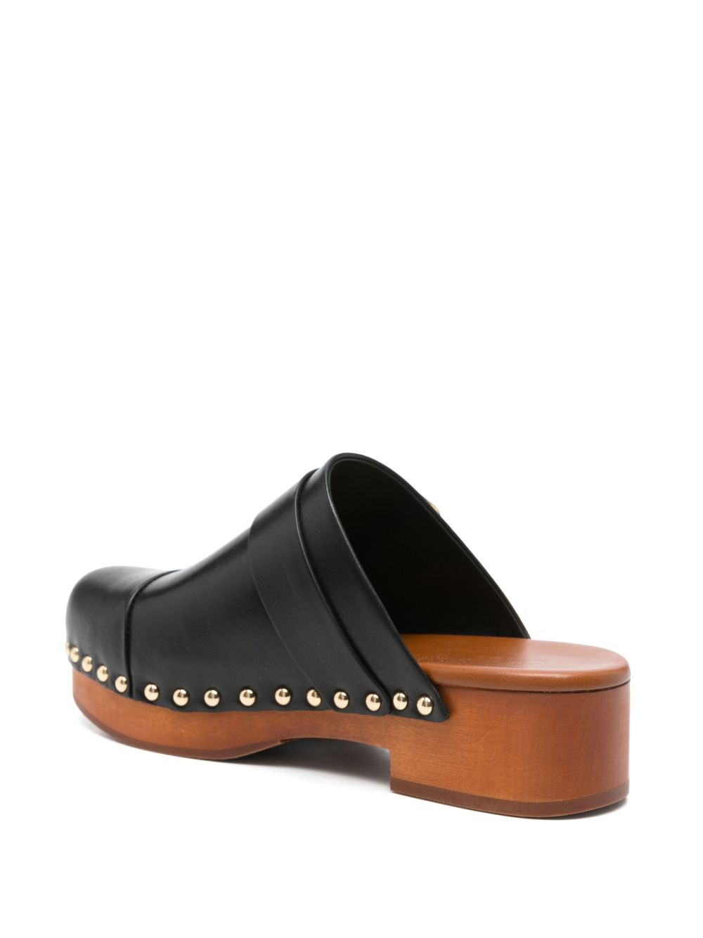 Chloé Chloe Jeanette 40mm Mules – Calf Leather 100% - view 2