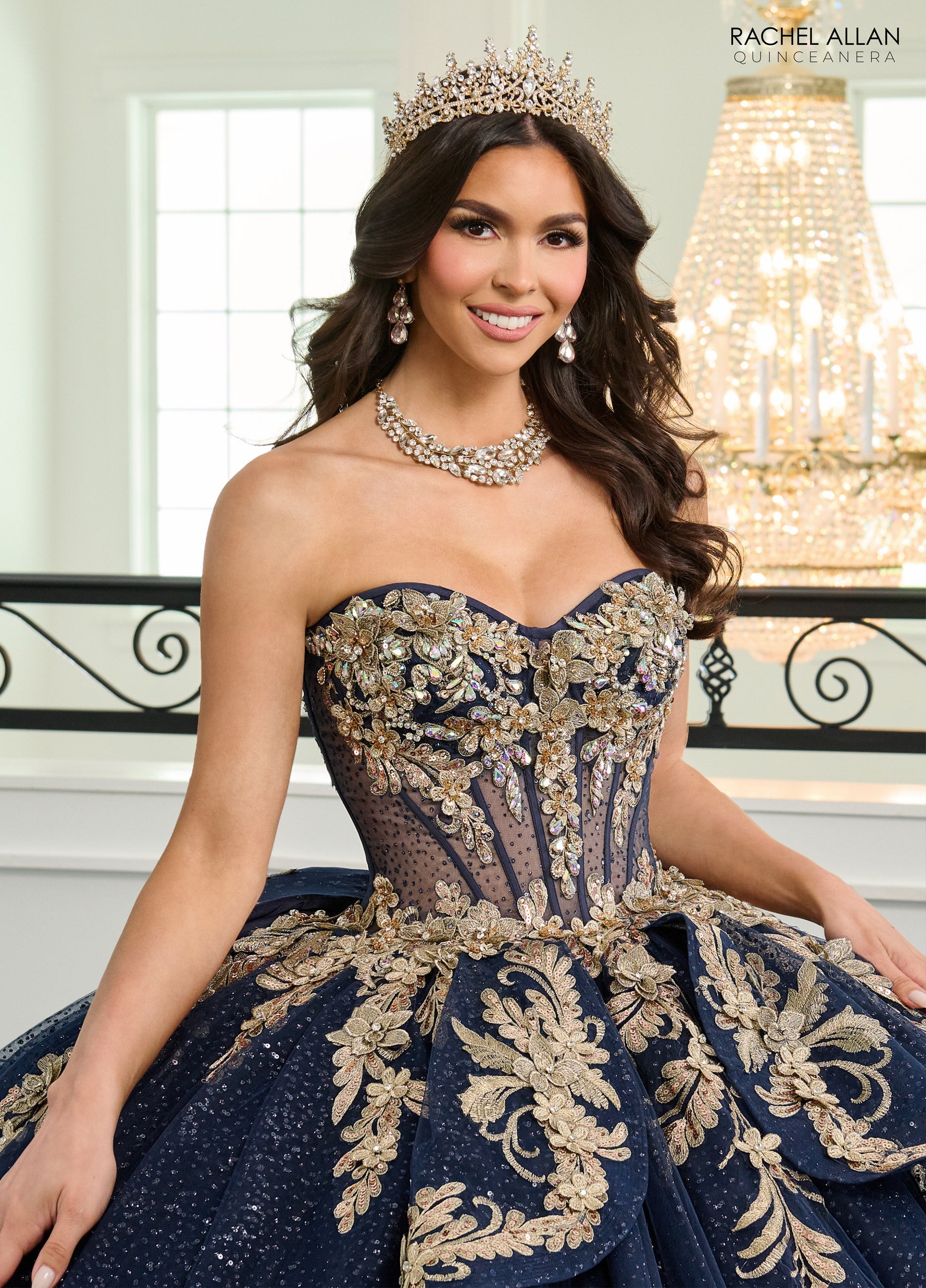Mary's Bridal Puff Sleeve Quinceanera Dress by Rachel Allan RQ3153 - view 5