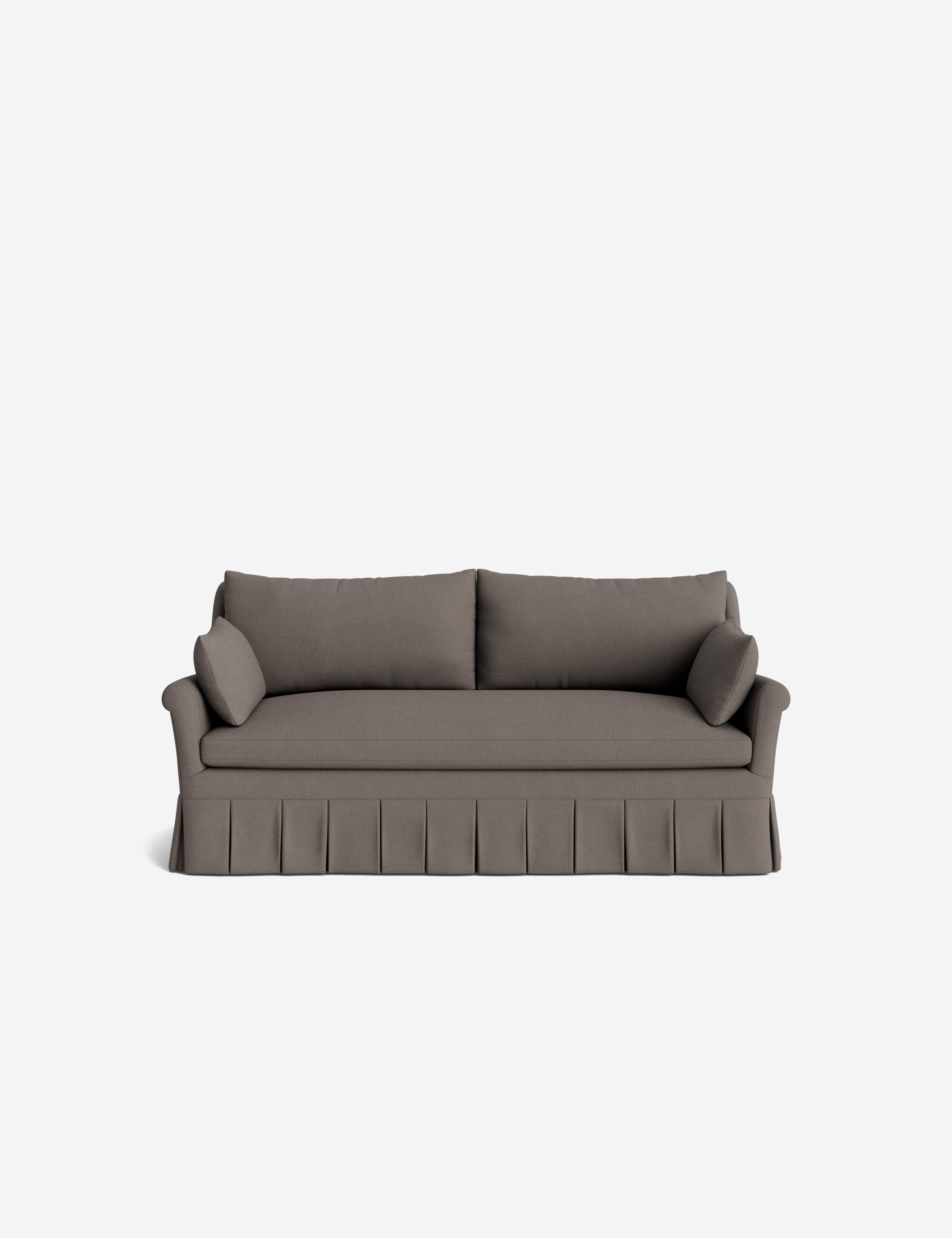 Lulu and Georgia Portola Rolled Arm Pleated Sofa - view 166