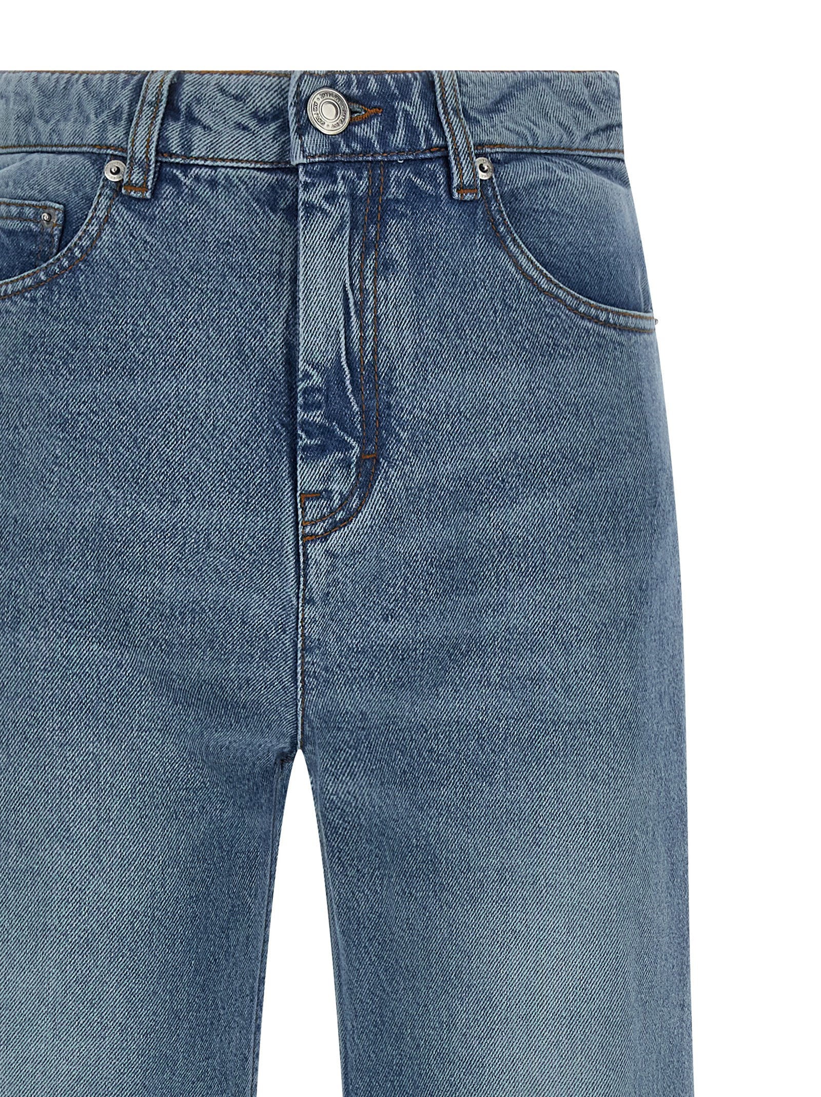 Ami Paris Flared Leg Jeans – 100% cotton - view 3
