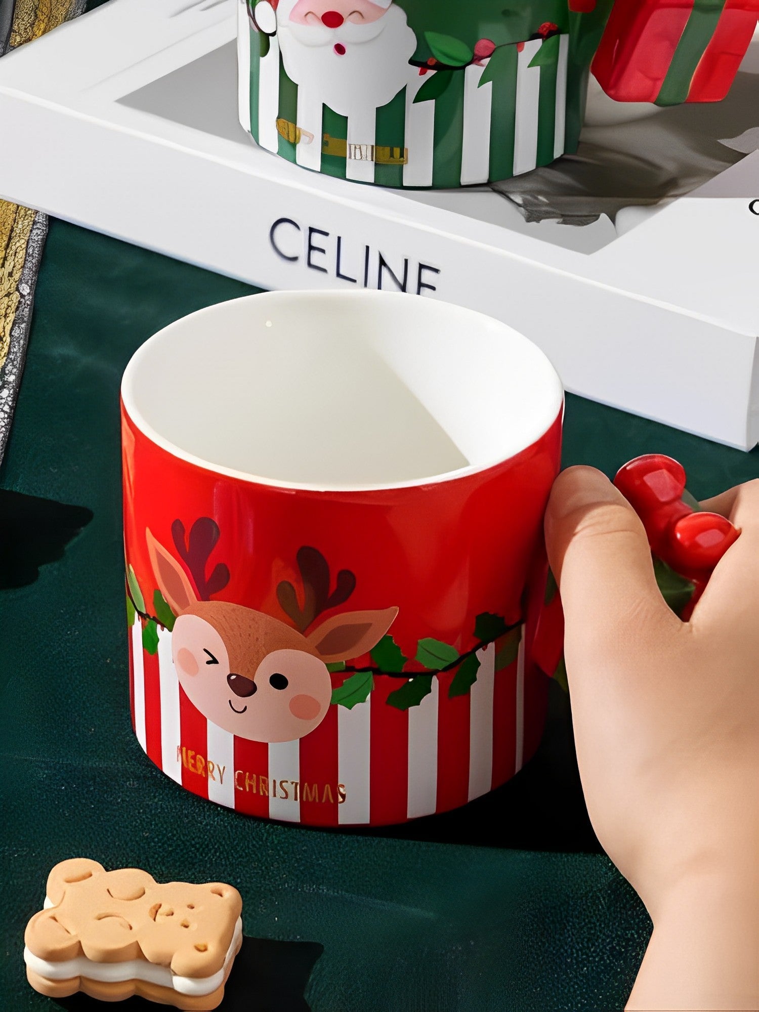 Kush Trading Christmas Gift Box Handle Mug - view 2