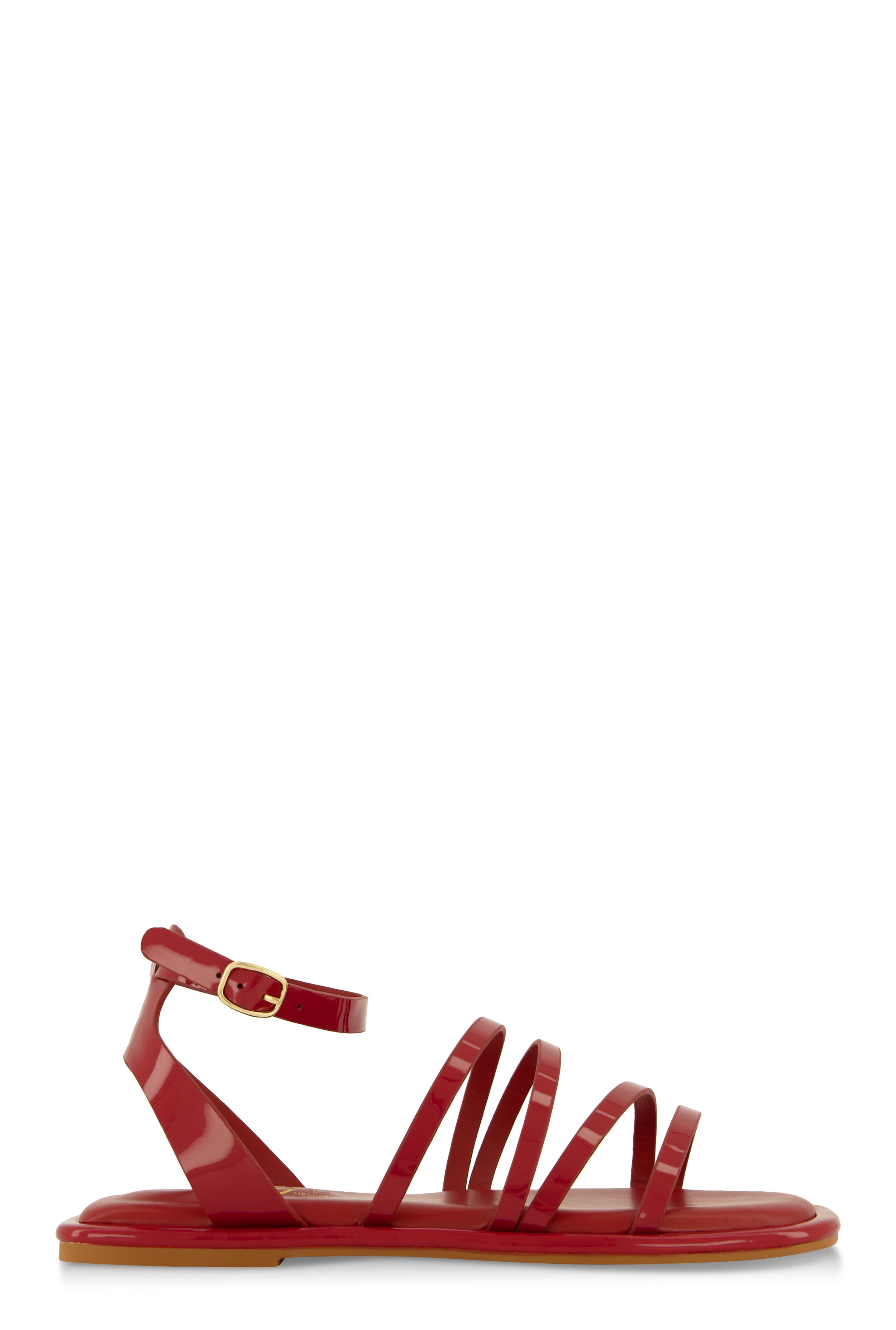 Rainbow Shops Asymmetrical Strappy Flat Sandals - view 2