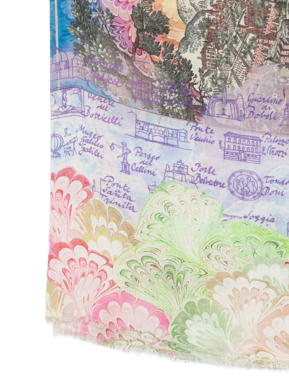 Faliero Sarti Fiorentina silk blend stole – Modal 85%, Silk 15% - view 2