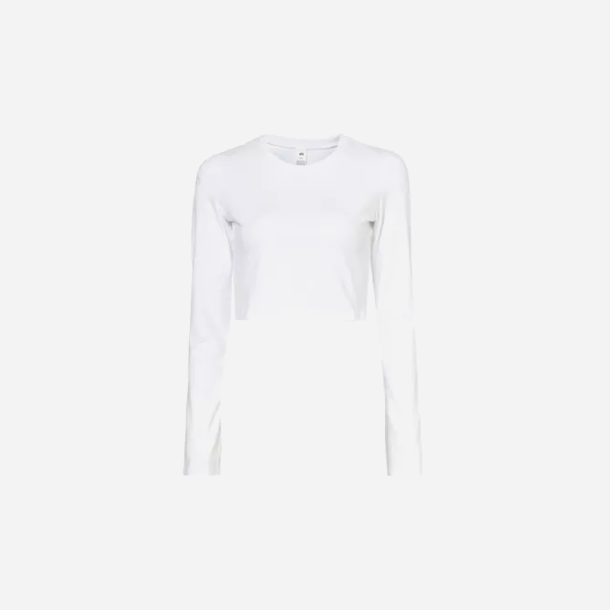 Alo Yoga Alosoft Cropped Stretch-Jersey Top – WHITE