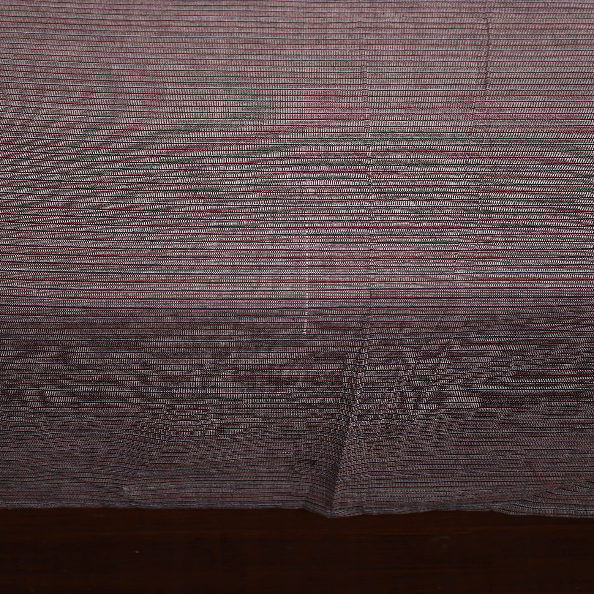 NOORI BAZAR Brown - Plain Cotton Double Bed Cover with Block Print Patchwork (94 x 89 In) - view 4