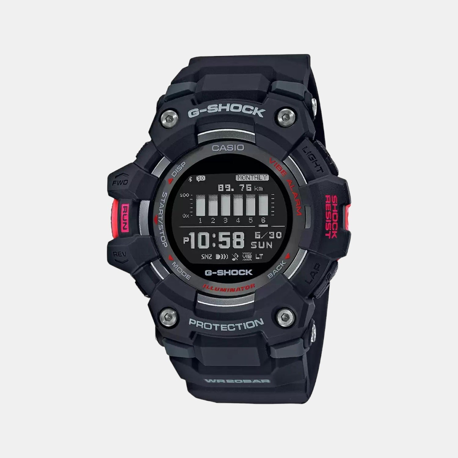 Casio G-Shock Men Quartz Black Dial Digital Resin Watch G1040