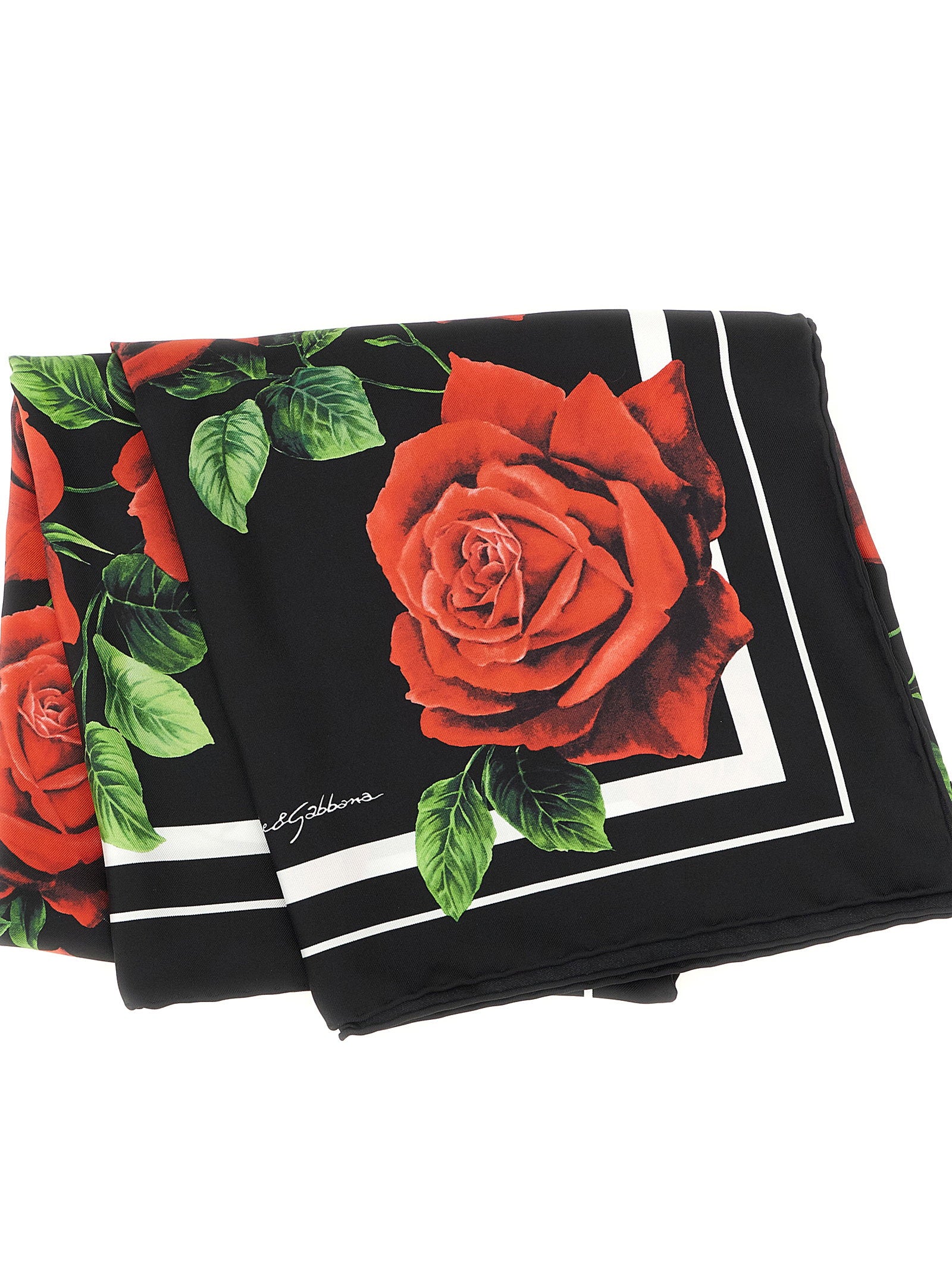 Dolce & Gabbana Rose Scarf – 100% silk - view 2