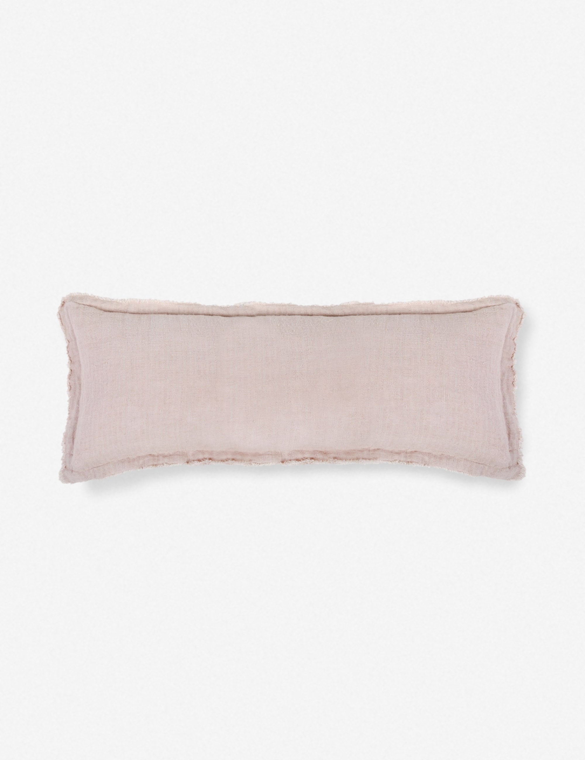 Lulu and Georgia Laurel Stonewashed Linen Lumbar Pillow by Pom Pom at Home