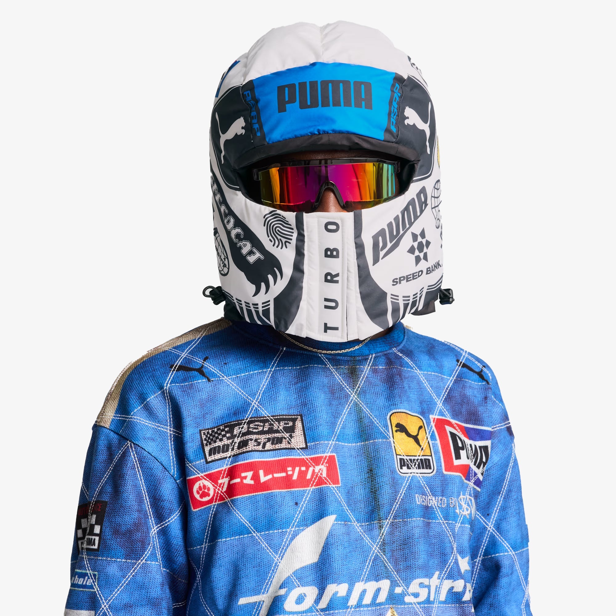 Puma |x A$ap Rocky Balaclava { White/team Royal - view 5