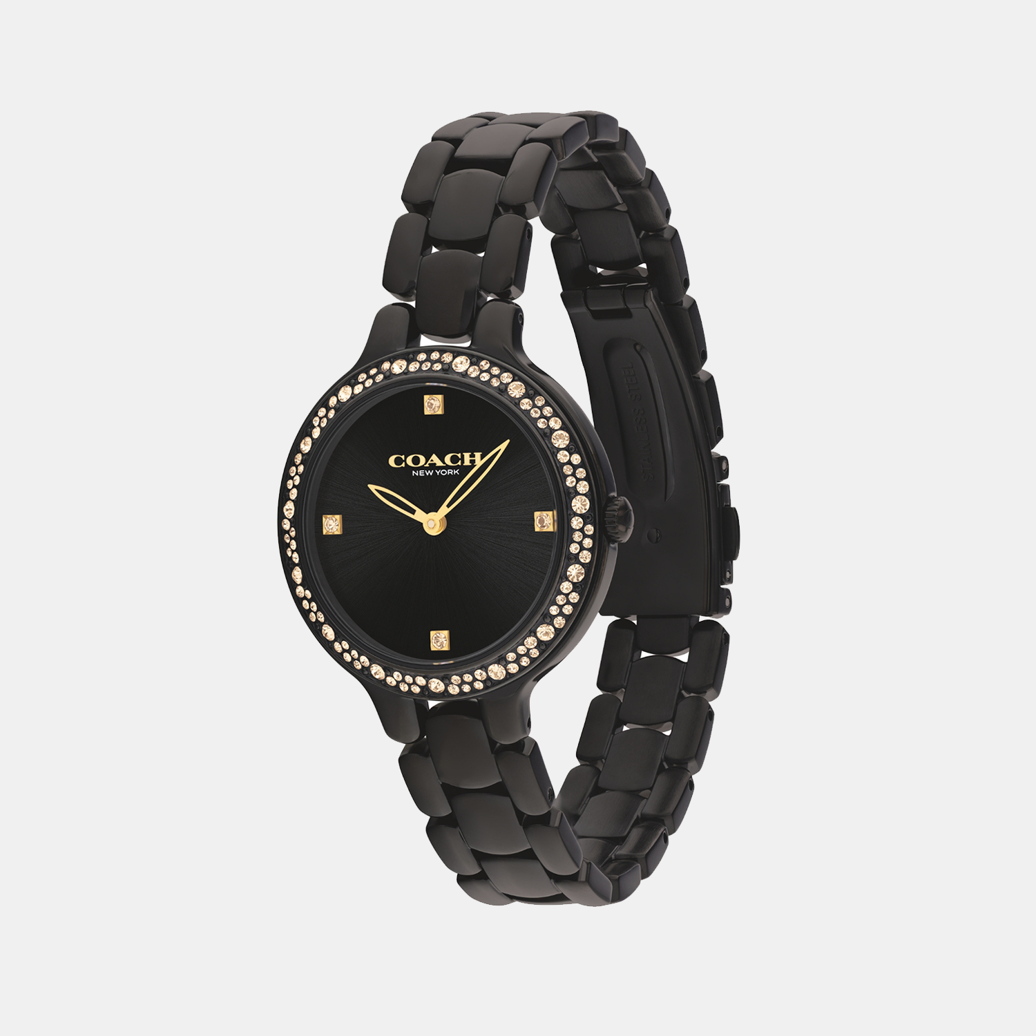 Coach Chelsea Women Quartz Black Dial Analog Stainless Steel Watch 14504352 - view 2
