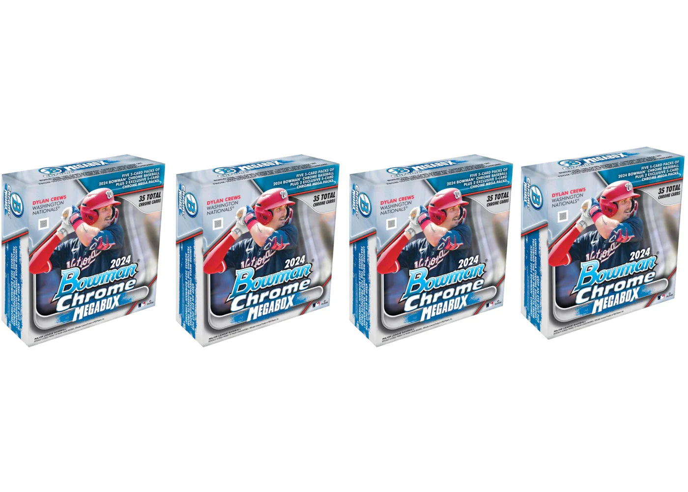 2024 Bowman Chrome Baseball Mega Box 4x Lot