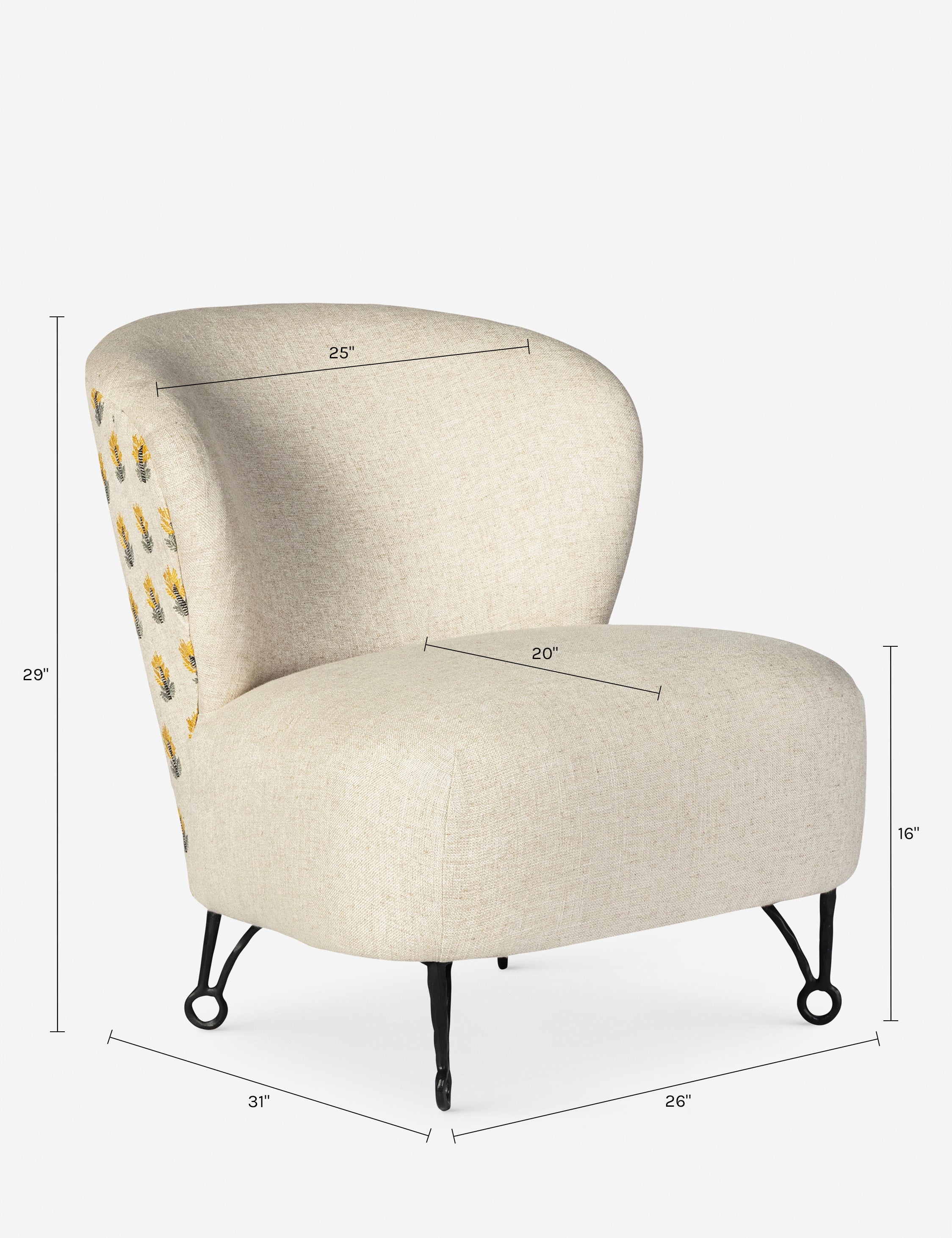 Lulu and Georgia Cove Accent Chair by Meno Home x Co.House Designs - view 16