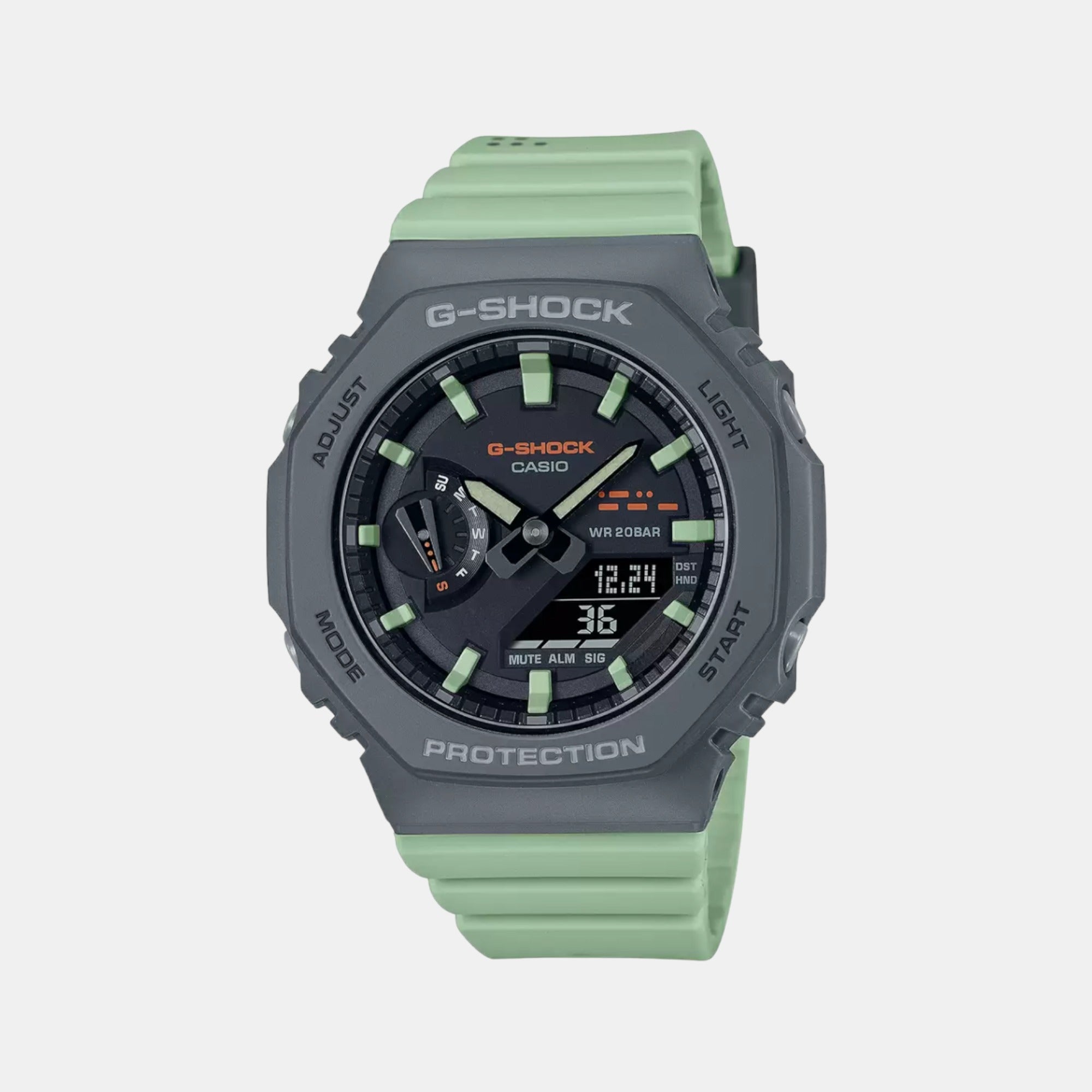 Casio G-Shock Men Quartz Grey Dial Analog-Digital Resin Watch G1320