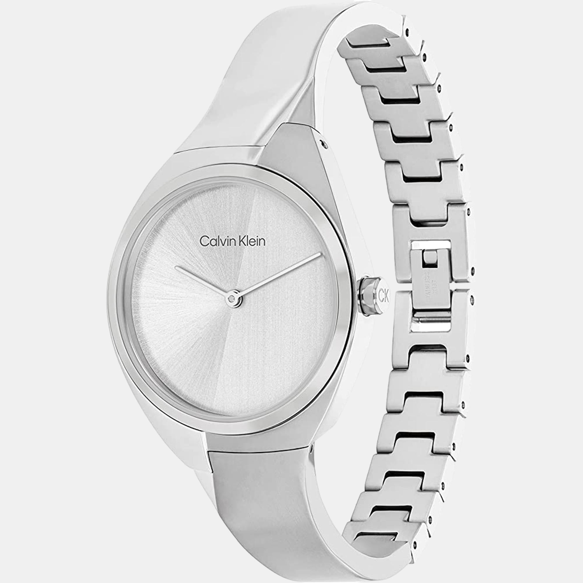 Calvin Klein Charming Women Quartz Silver Dial Analog Stainless Steel Watch 25200234 - view 2