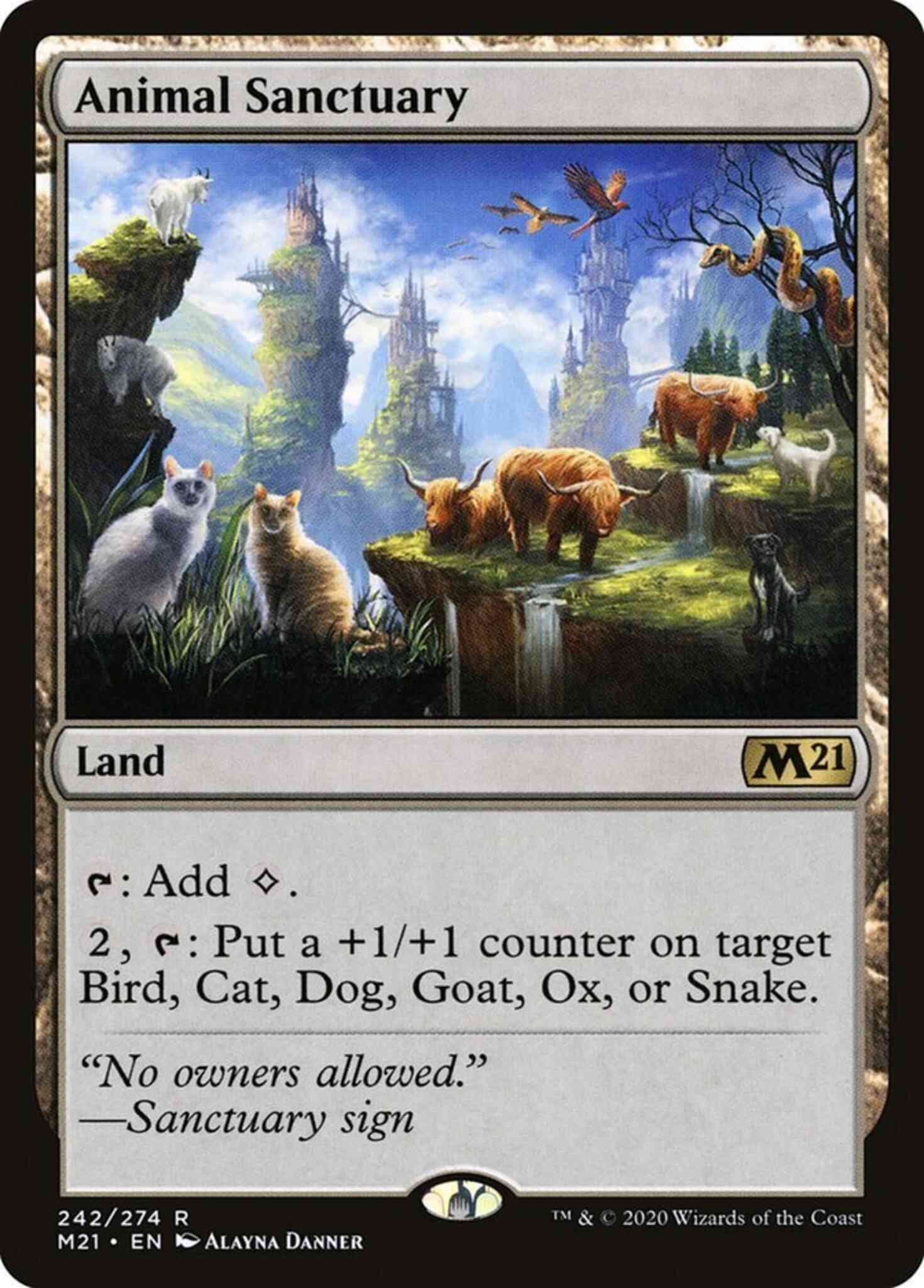Animal sanctuary 242 – Magic Animal Sanctuary [242] [Core Set 2021] [Non-Foil]