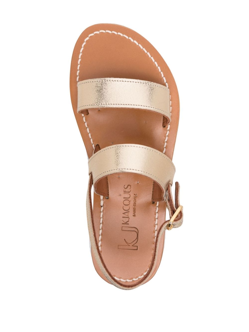 K Jacques St Tropez K. Jacques St Barigoule Leather Sandals - view 4