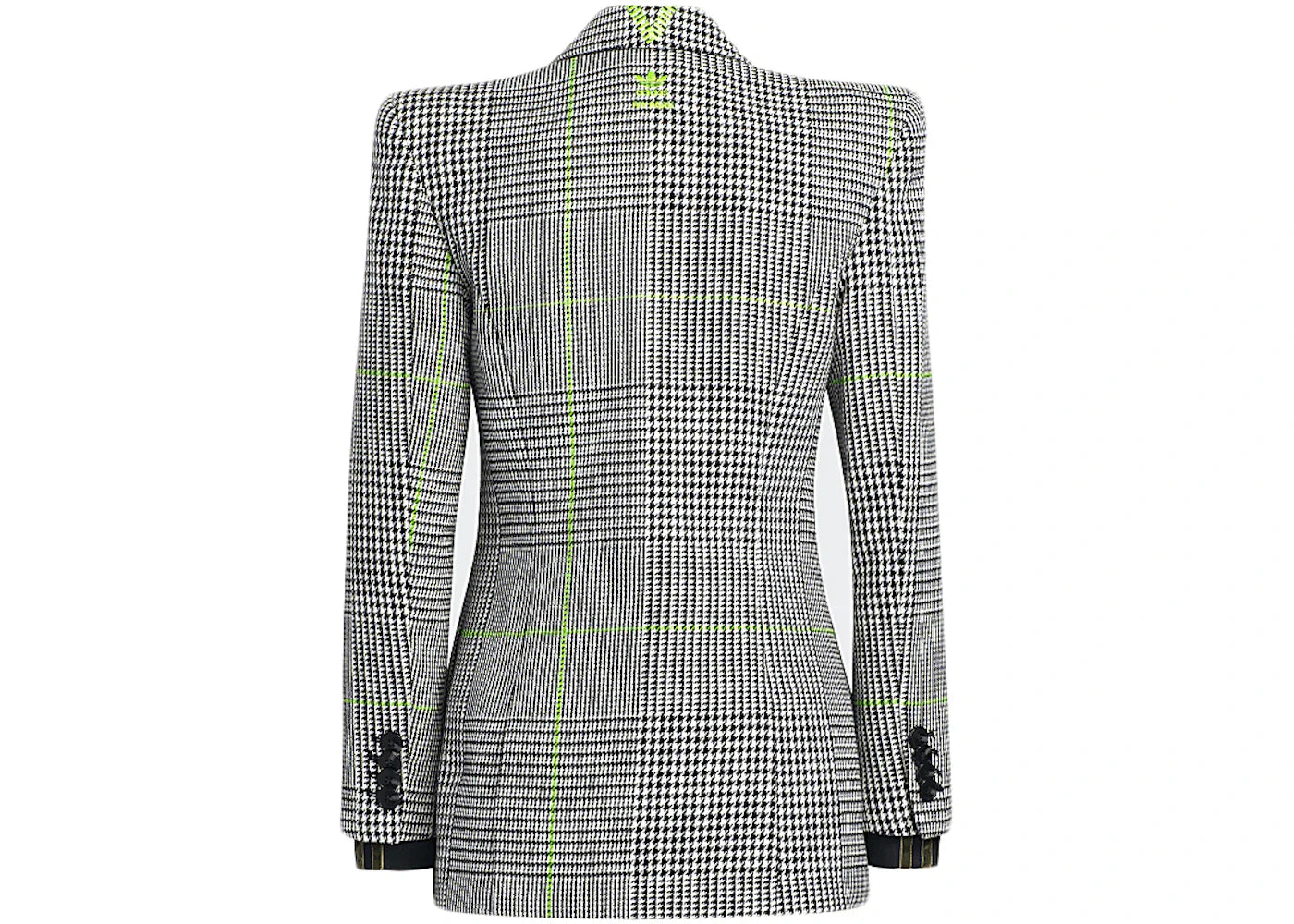 adidas Ivy Park Halls of Ivy Suit Jacket White/Black/Semi Solar Slime - view 2