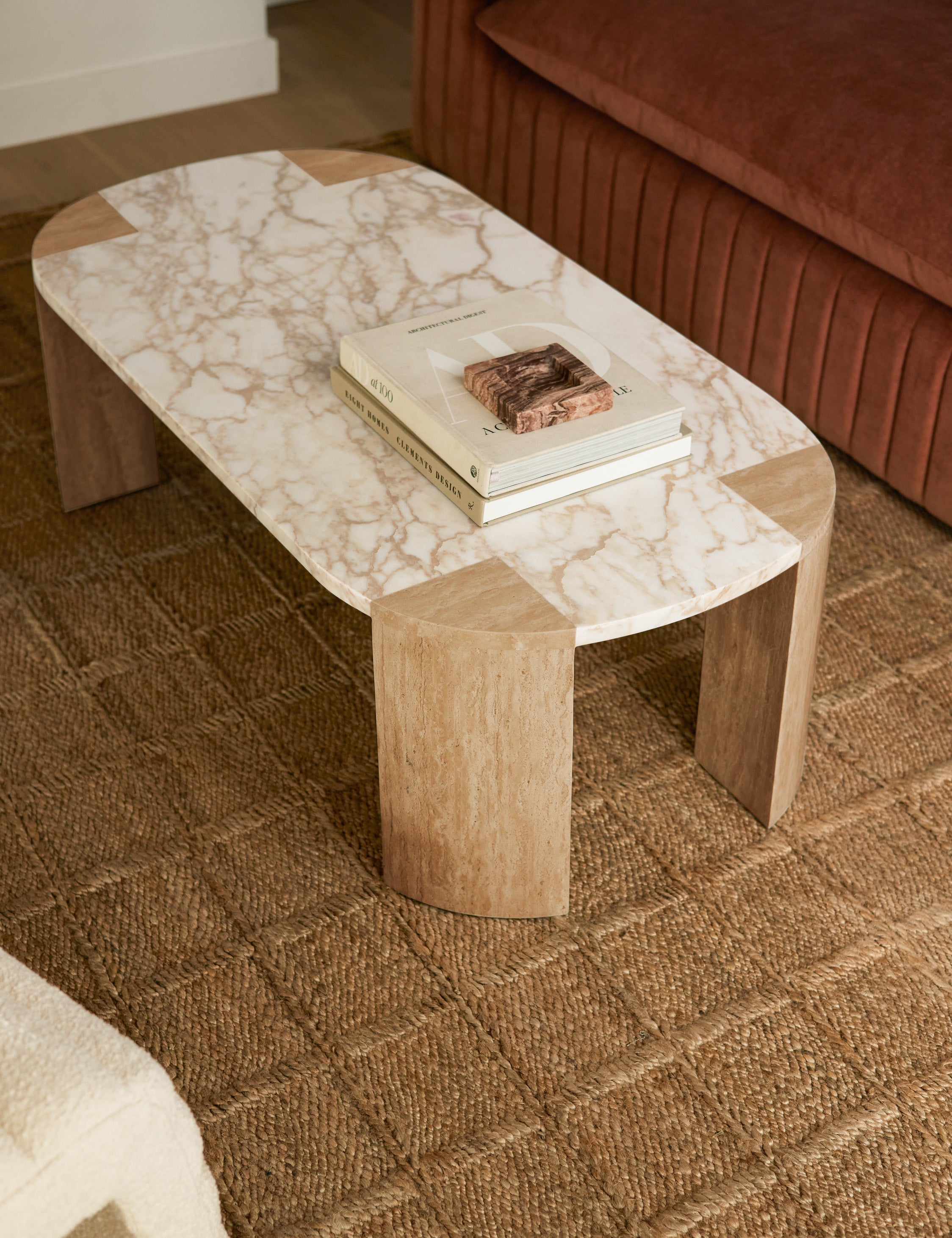 Lulu and Georgia Mahoe Oval Coffee Table by Carly Cushnie - view 2