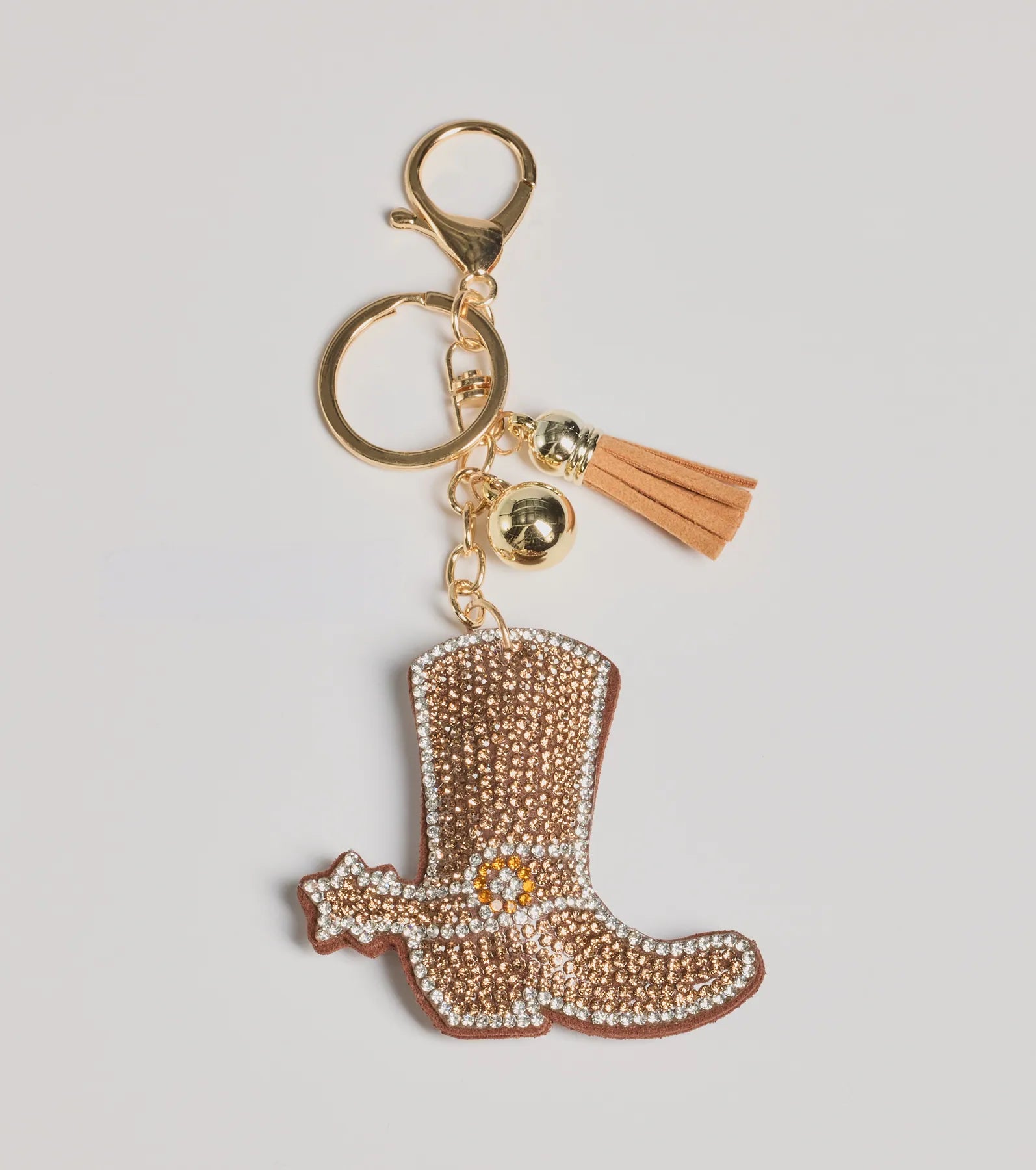 Windsor Glam Rhinestone Cowboy Boot Bag Charm