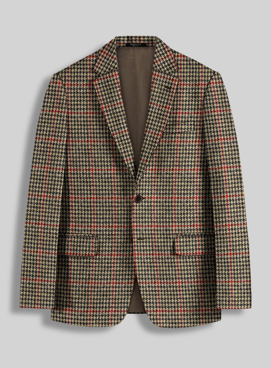 StudioSuits Harris Tweed Carmine Beige Jacket