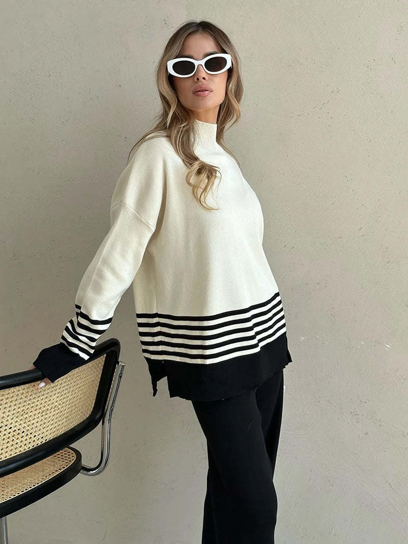 Alamode By Akanksha Ariana Striped Premium Winter Coord Set - Tracksuit - view 6