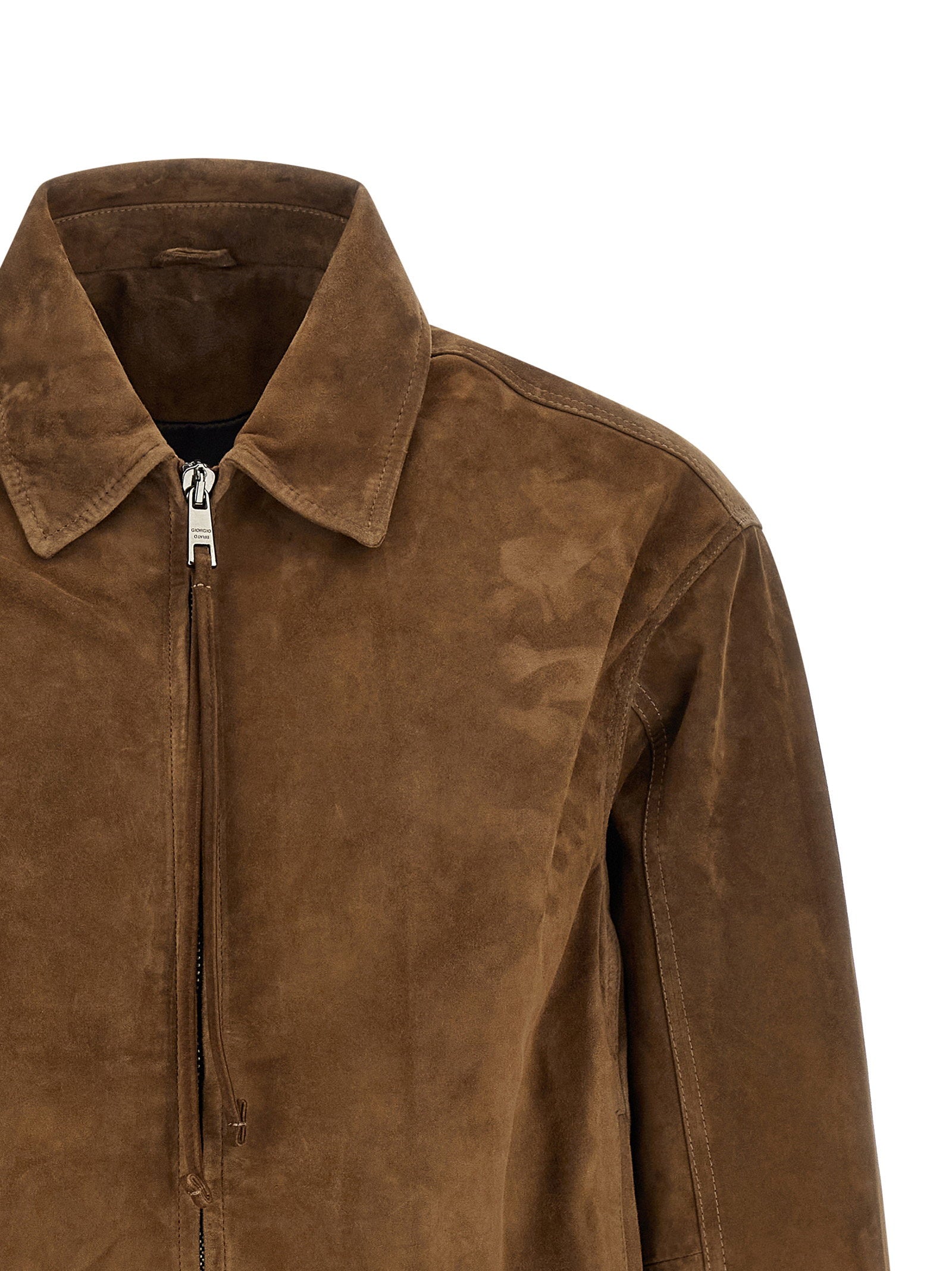 Giorgio Brato Suede Jacket - view 3