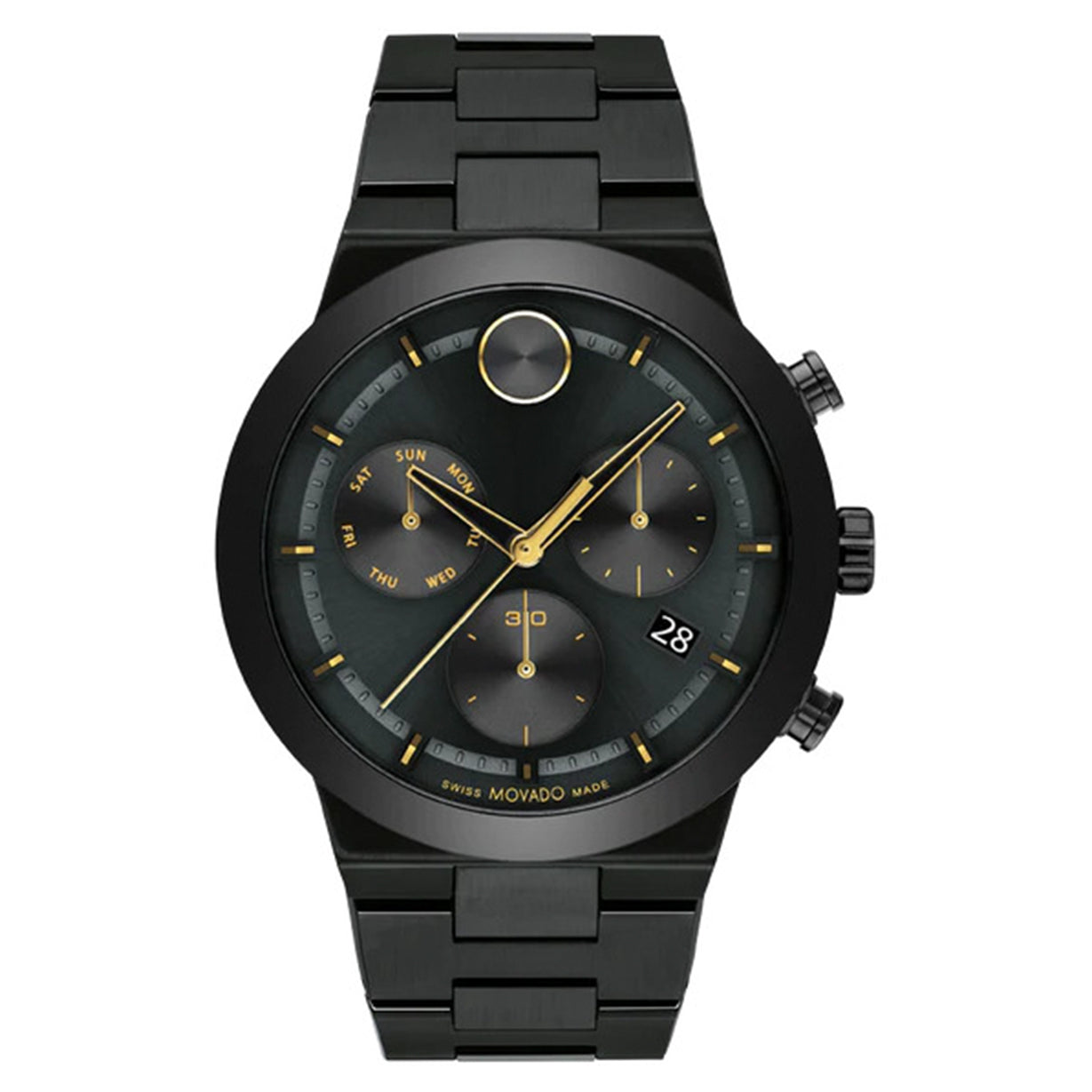 Movado Bold Fusion Black Dial Men 44.5mm - view 3