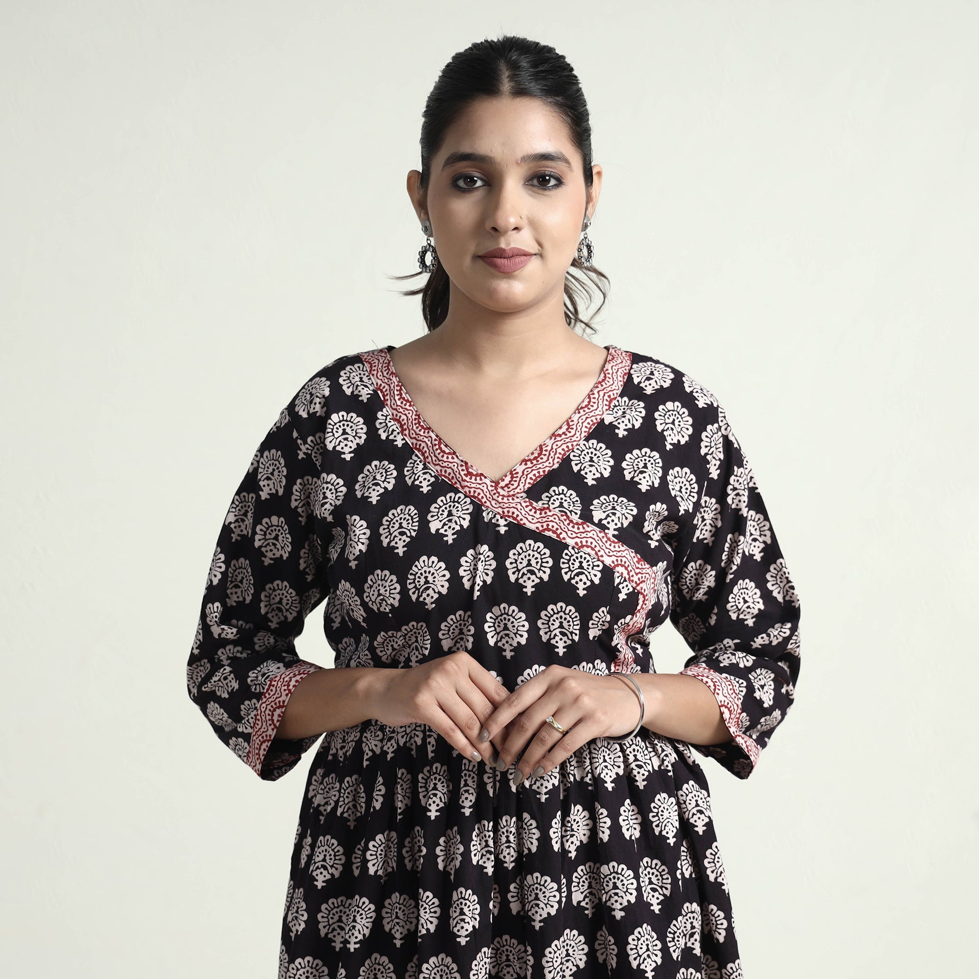 ITOKRI CASUALS Bagh Block Printed Cotton Dress - view 2