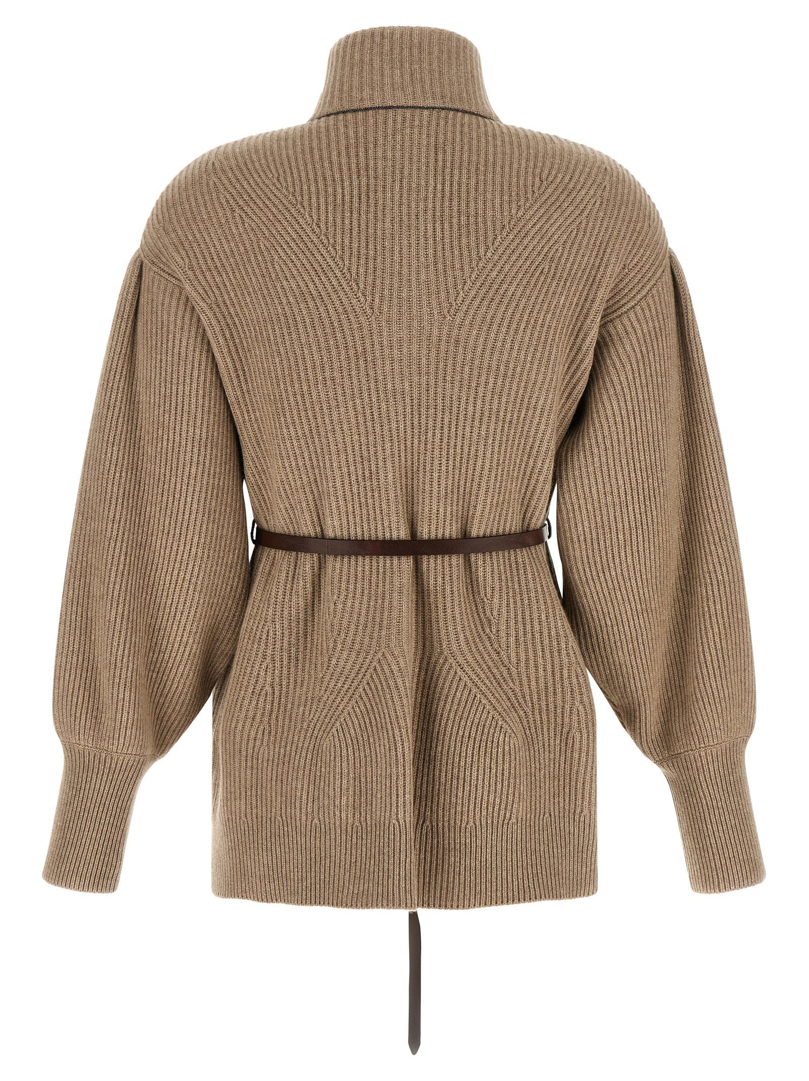Brunello Cucinelli English Half-ribbed Cardigan - view 2