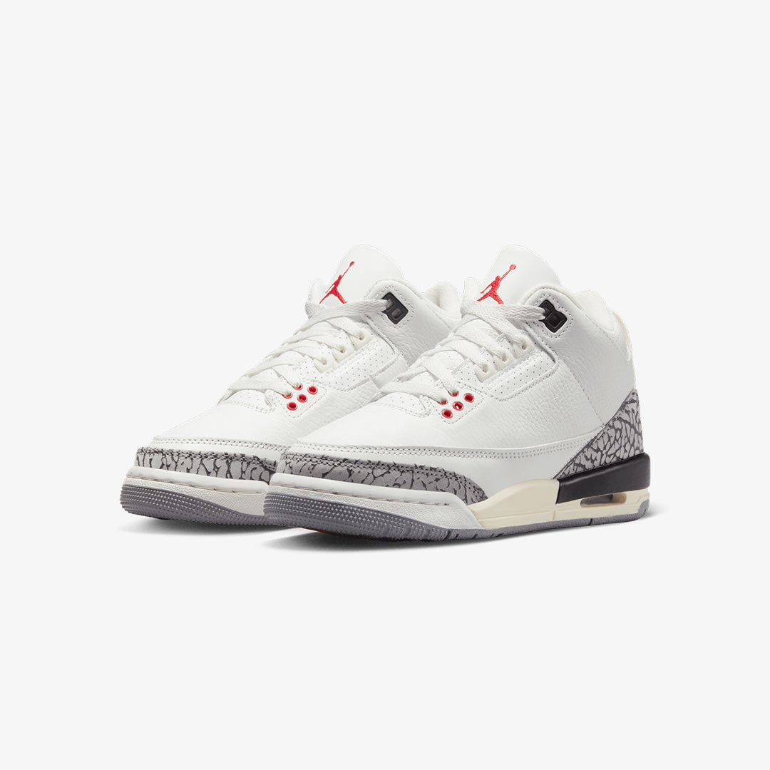 3 retro summit – Jordan | AIR JORDAN 3 RETRO { SUMMIT WHITE/FIRE RED-BLACK-CEMENT GREY