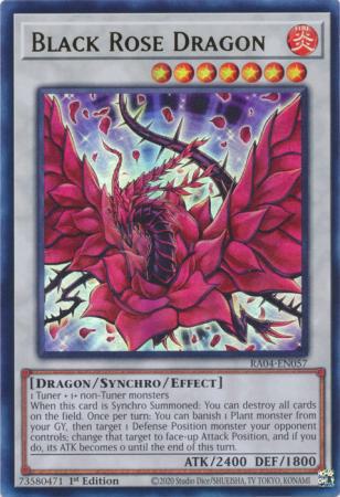 Yu-Gi-Oh! Black Rose Dragon - RA04-EN057 - Ultra Rare - 1st Edition