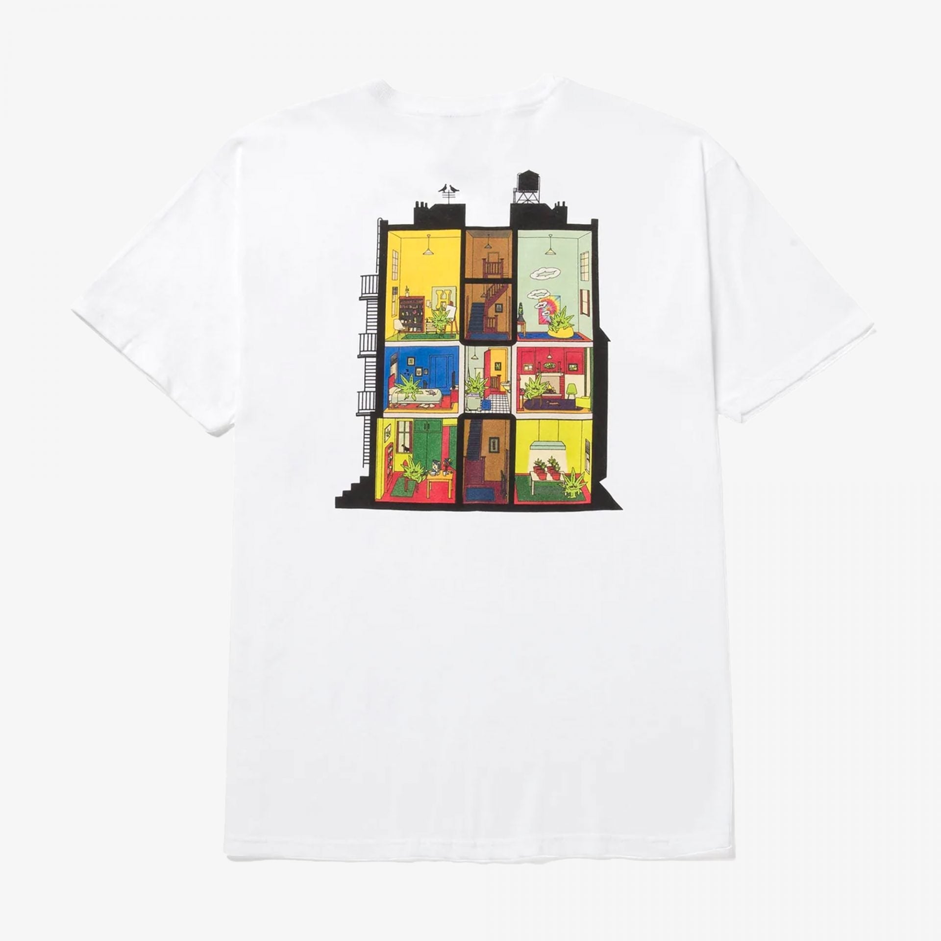Huf | At Home Tee { White