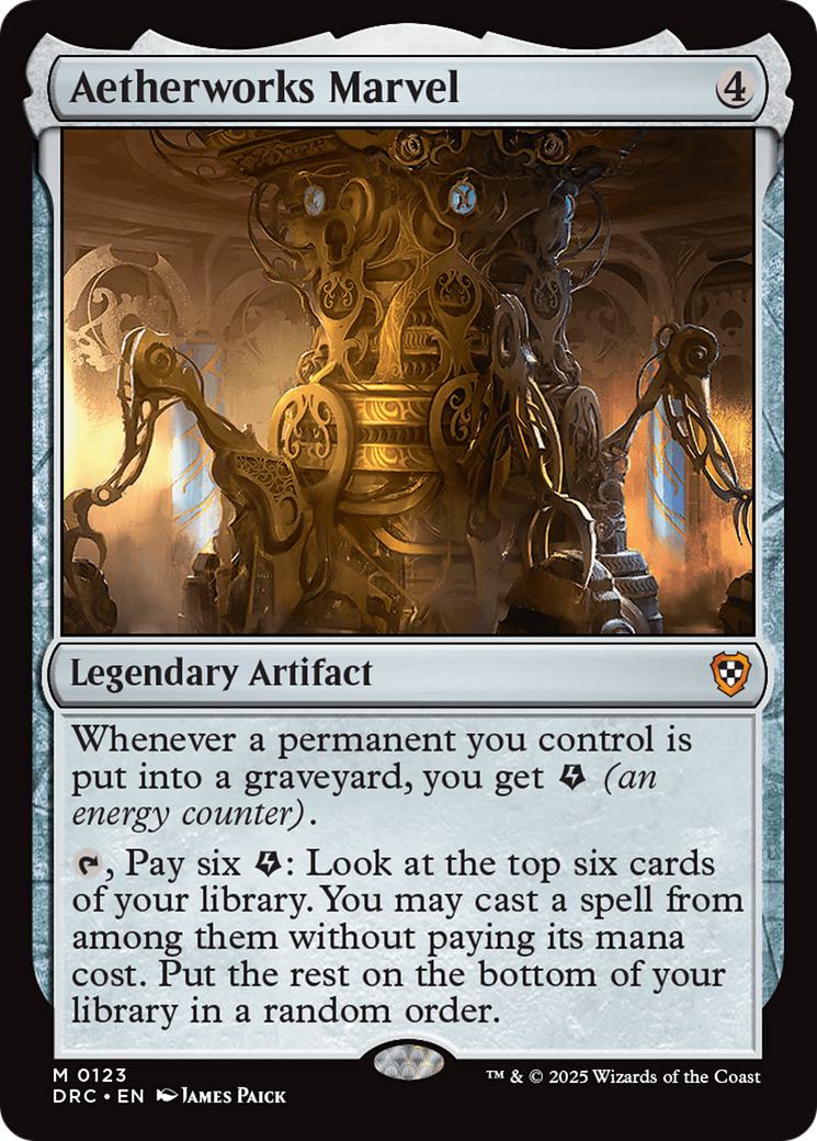 Aetherworks marvel 123 – Magic Aetherworks Marvel [123] [Aetherdrift: Commander] [Non-Foil]