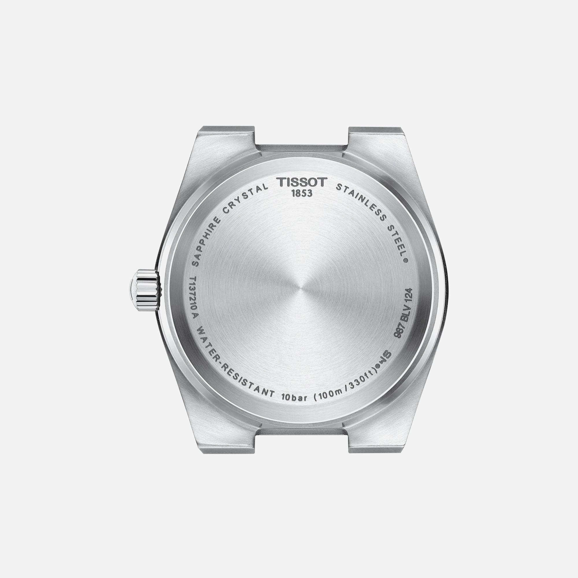 Tissot PRX Quartz 35mm Red Dial Grey Stainless Steel Watch - view 2