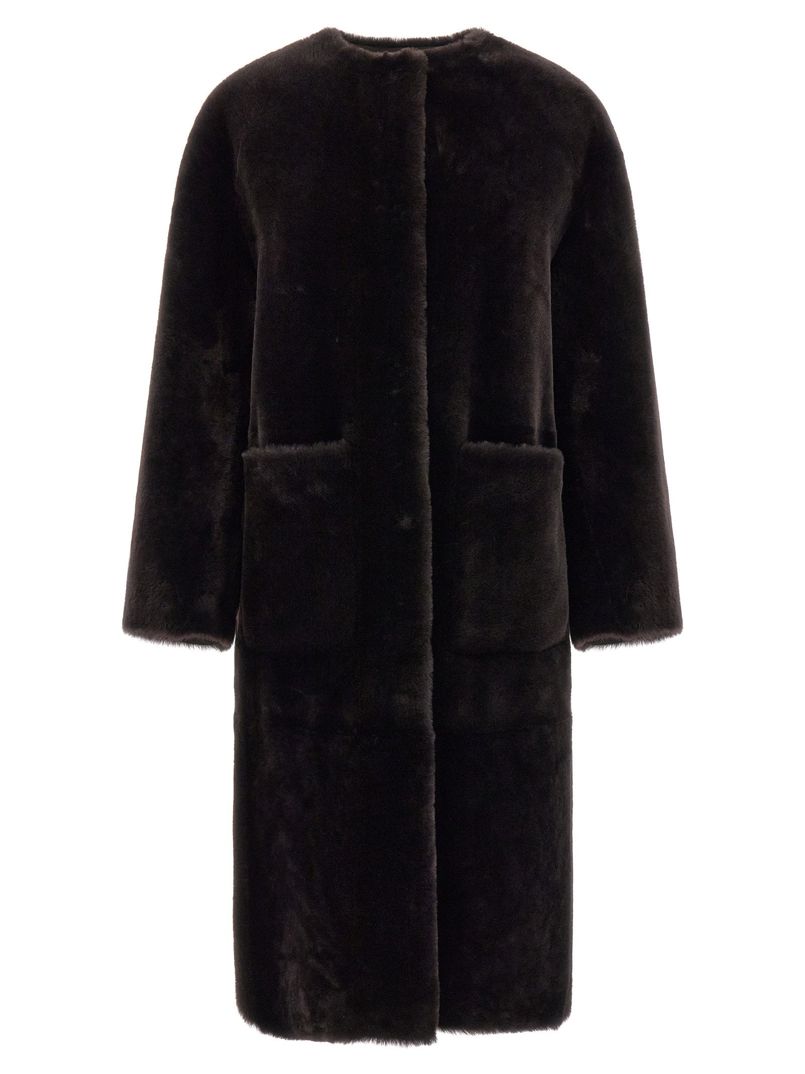 Blancha Long Fur Coat – 100% shearling