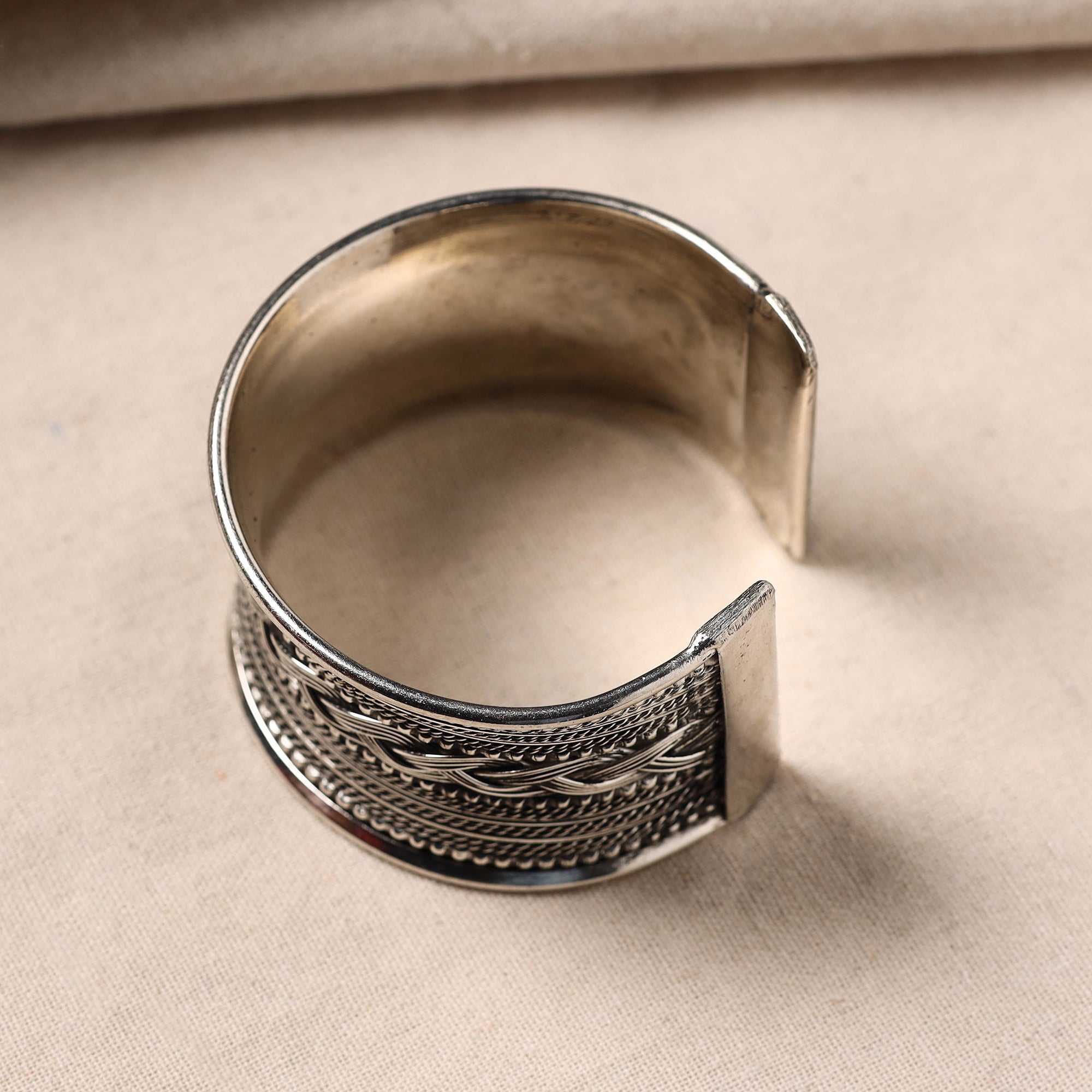 WHITE RIVER STORIES Antique Finish German Silver Oxidised Bracelet 44 - view 2