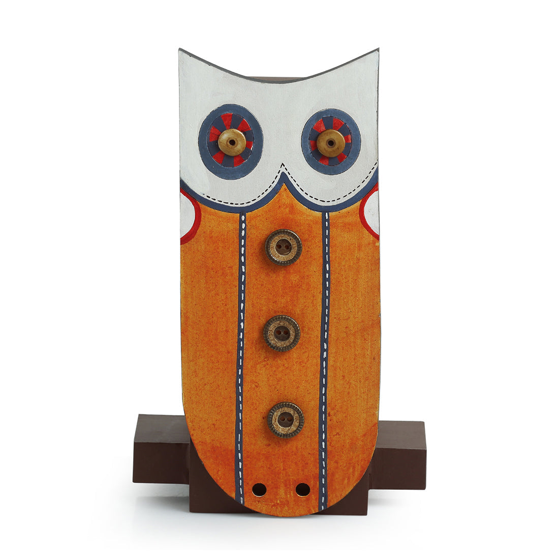 EXCLUSIVELANE 'Owl Motif' Pine Wood Towel Holder (Upto 3 Towels) - view 2