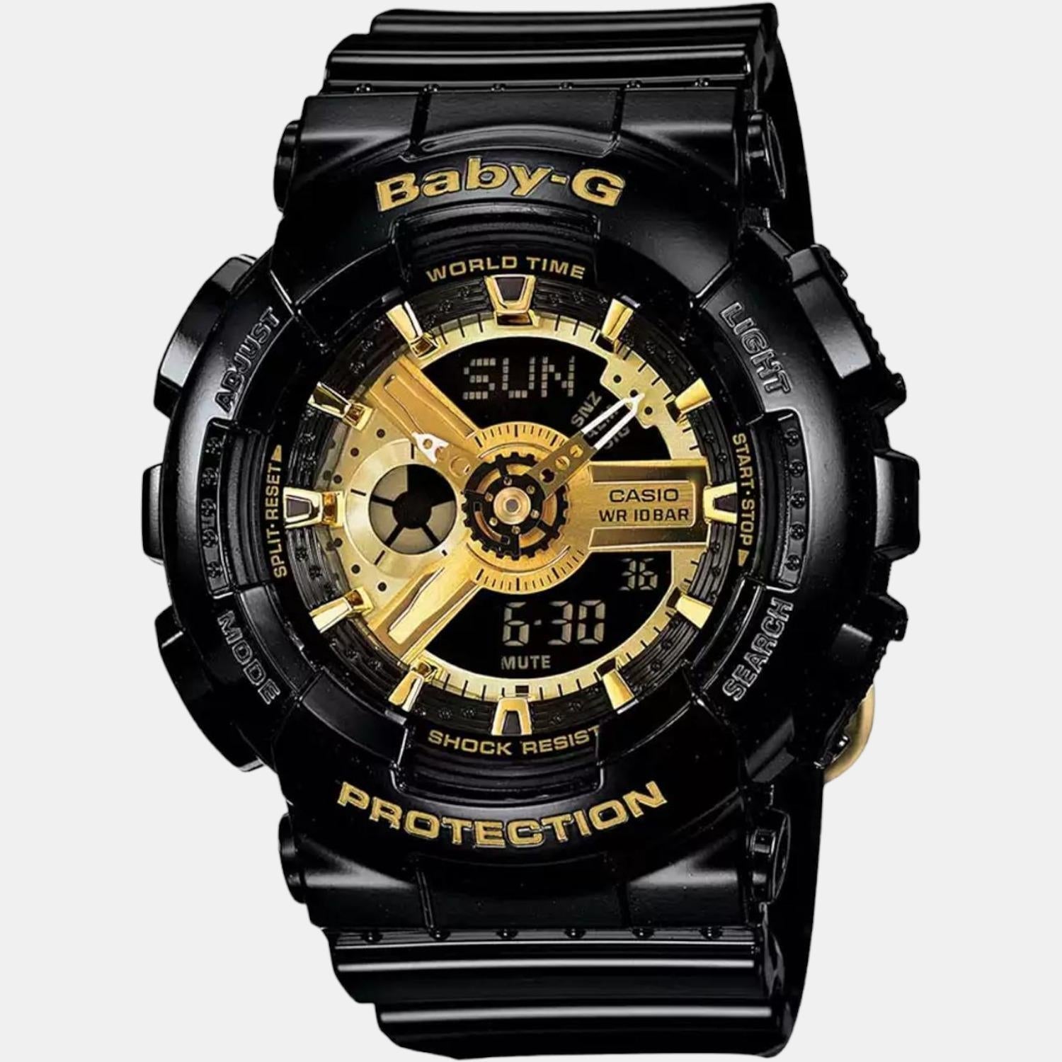 Casio Baby-G Women Quartz Gold Dial Analog-Digital Resin Watch BX015 - view 2