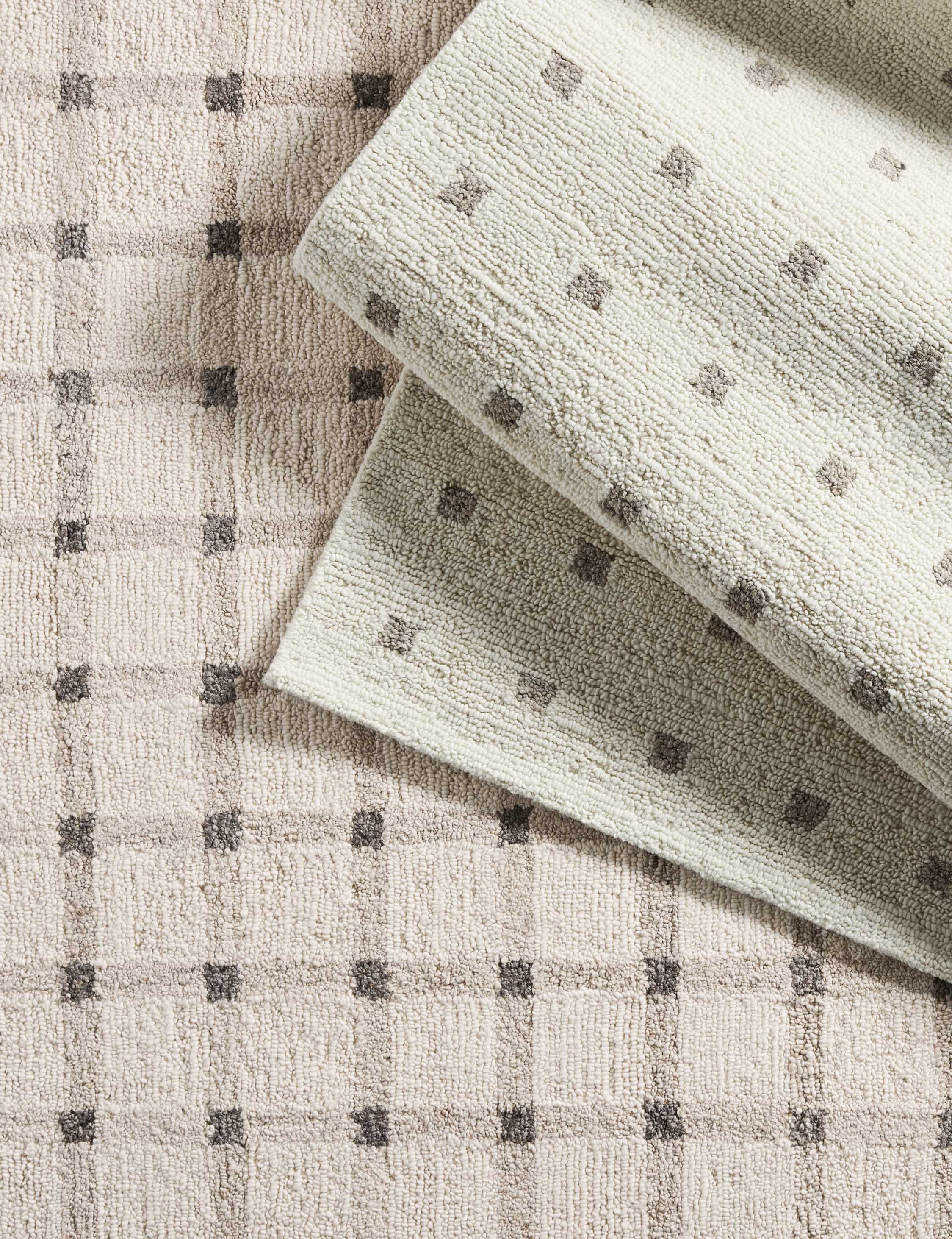 Lulu and Georgia Phelps Hand-Tufted Wool Rug – Ivory and Tan - view 2