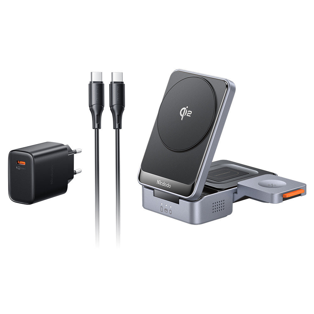 Million Cases Macdodo 15W Three-In-One Foldable Magnetic Charging Station - view 5