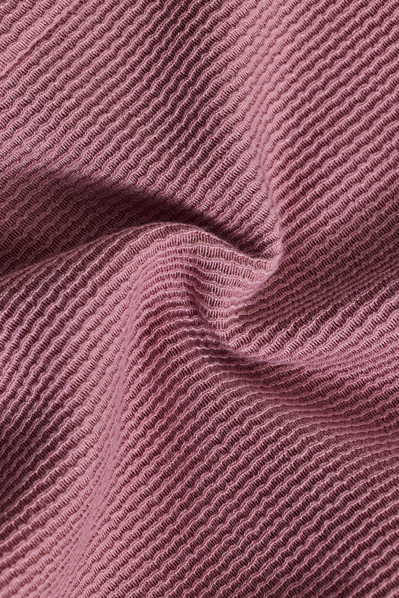 SNITCH Pink Textured Double Pocket Shirt - view 9