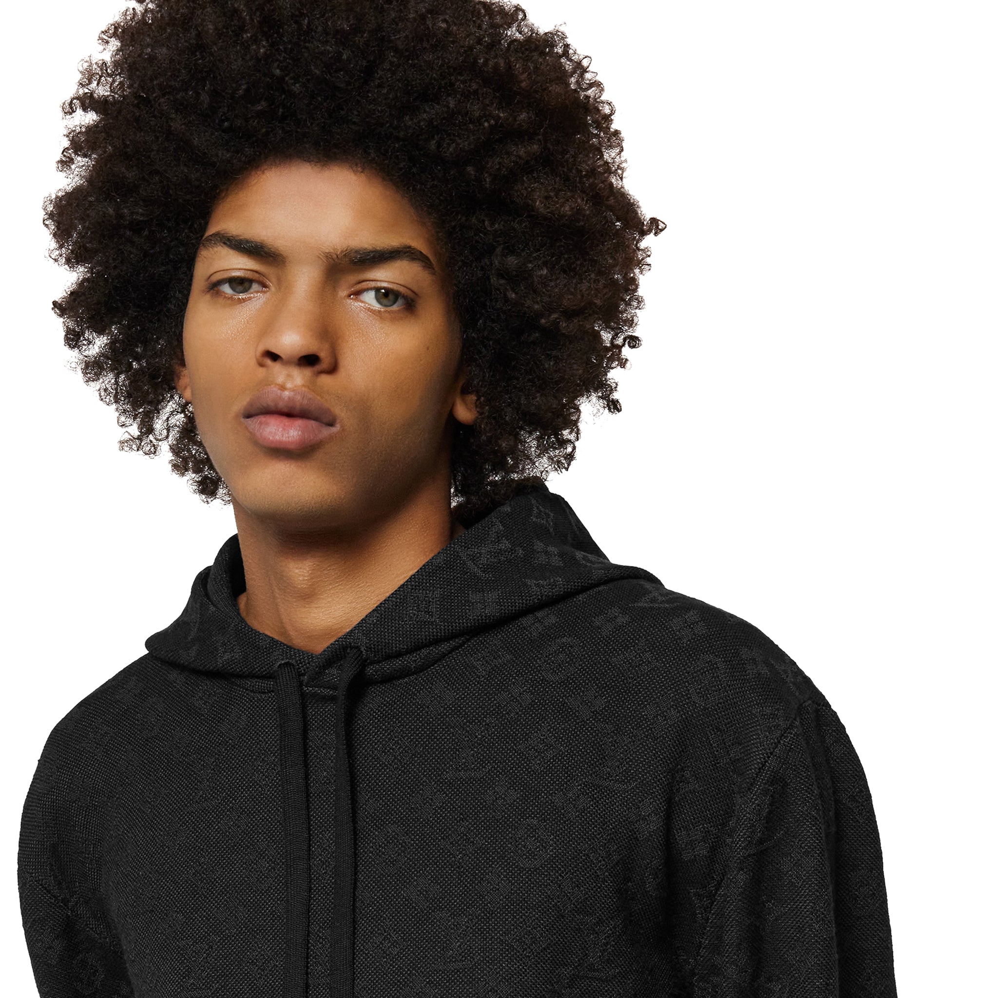 Louis Vuitton Monogram Anthracite Grey Hoodie - view 3