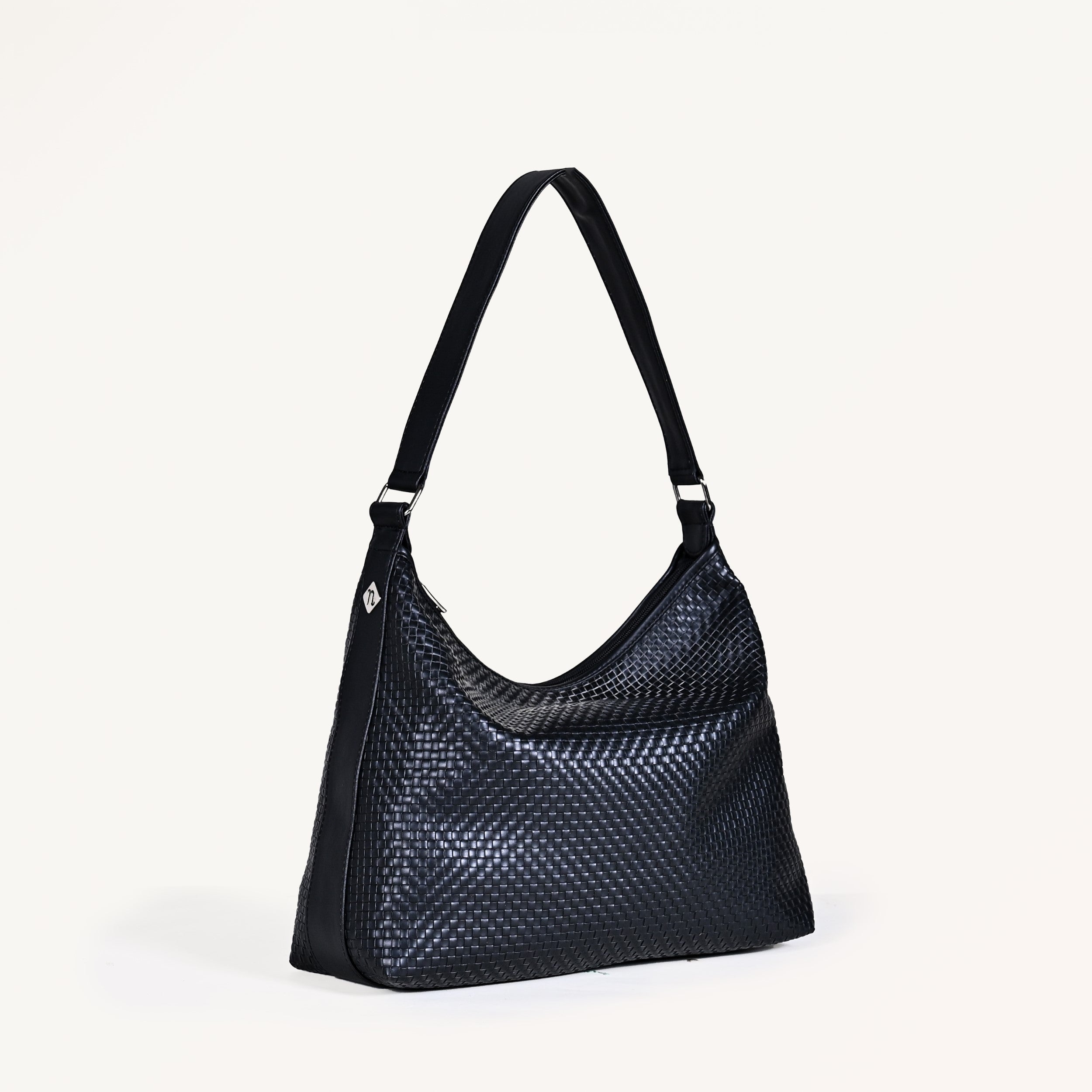 Nestasia Black Soi Trendy Hobo Handbag - view 7